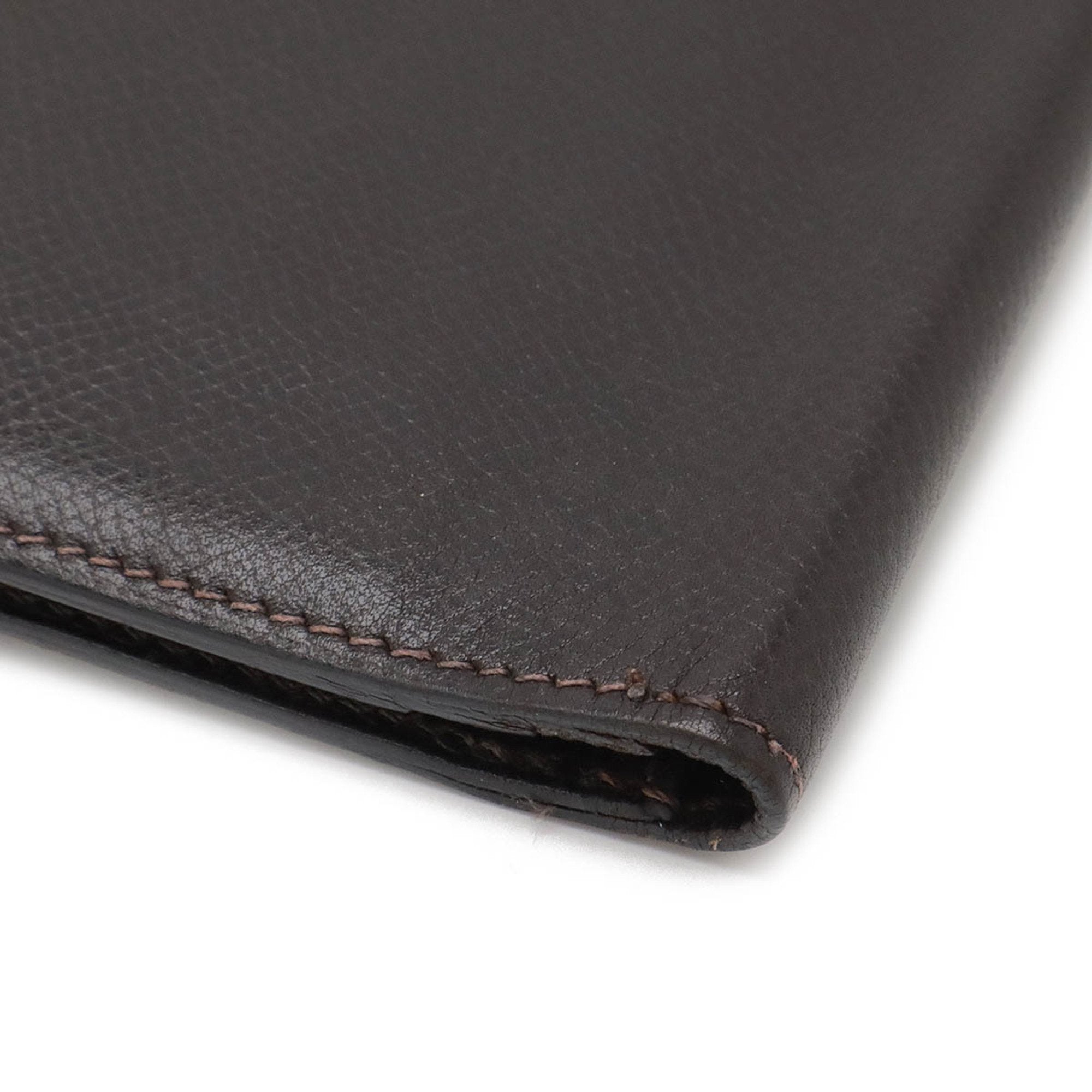 Hermes Black Epsom Leather Long Wallet (Bi-Fold) (Pre-Owned)