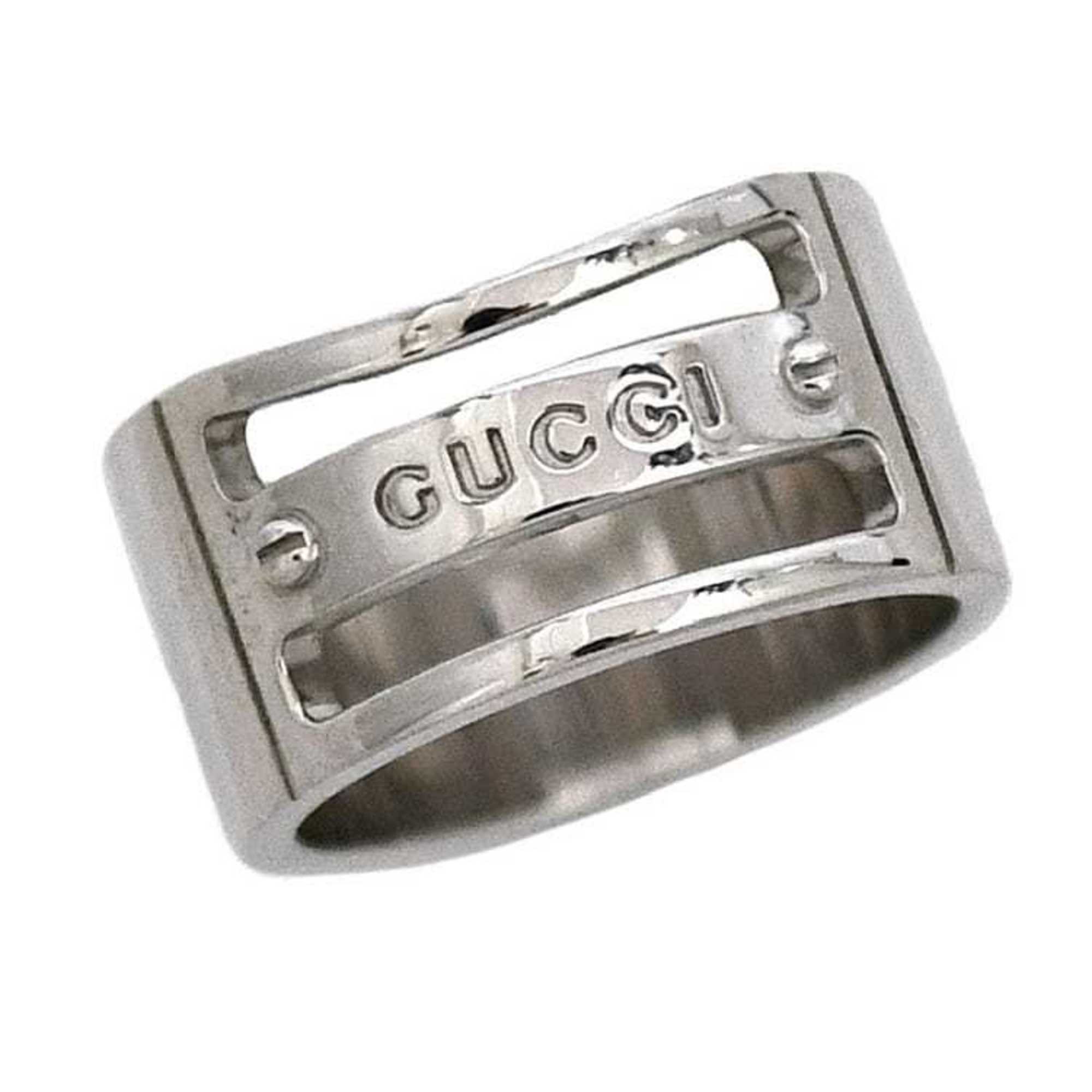 Gucci Silver 925 Band Ring (Pre-Owned)