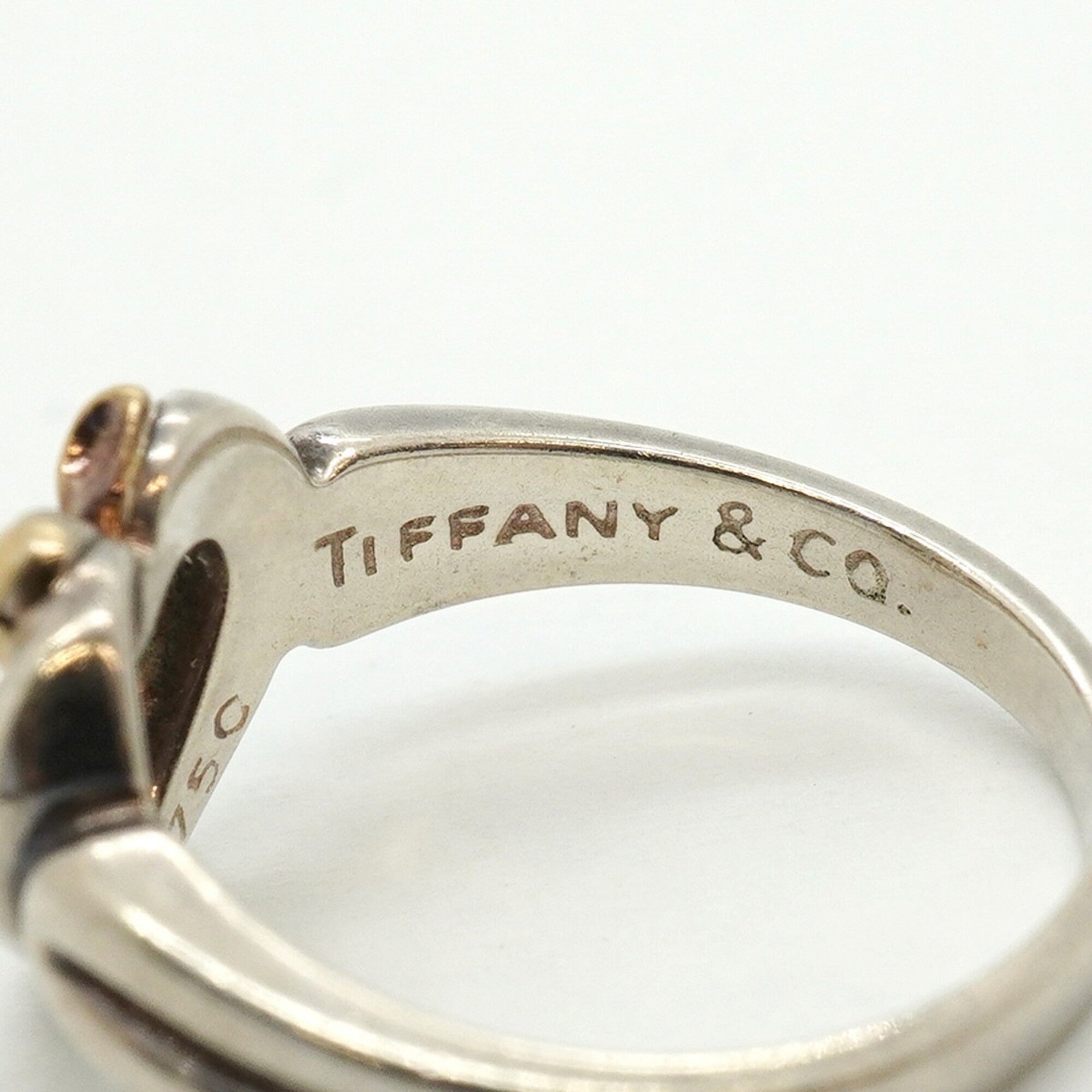 Tiffany Yellow Gold (18K) Silver 925 Band Ring (Pre-Owned)