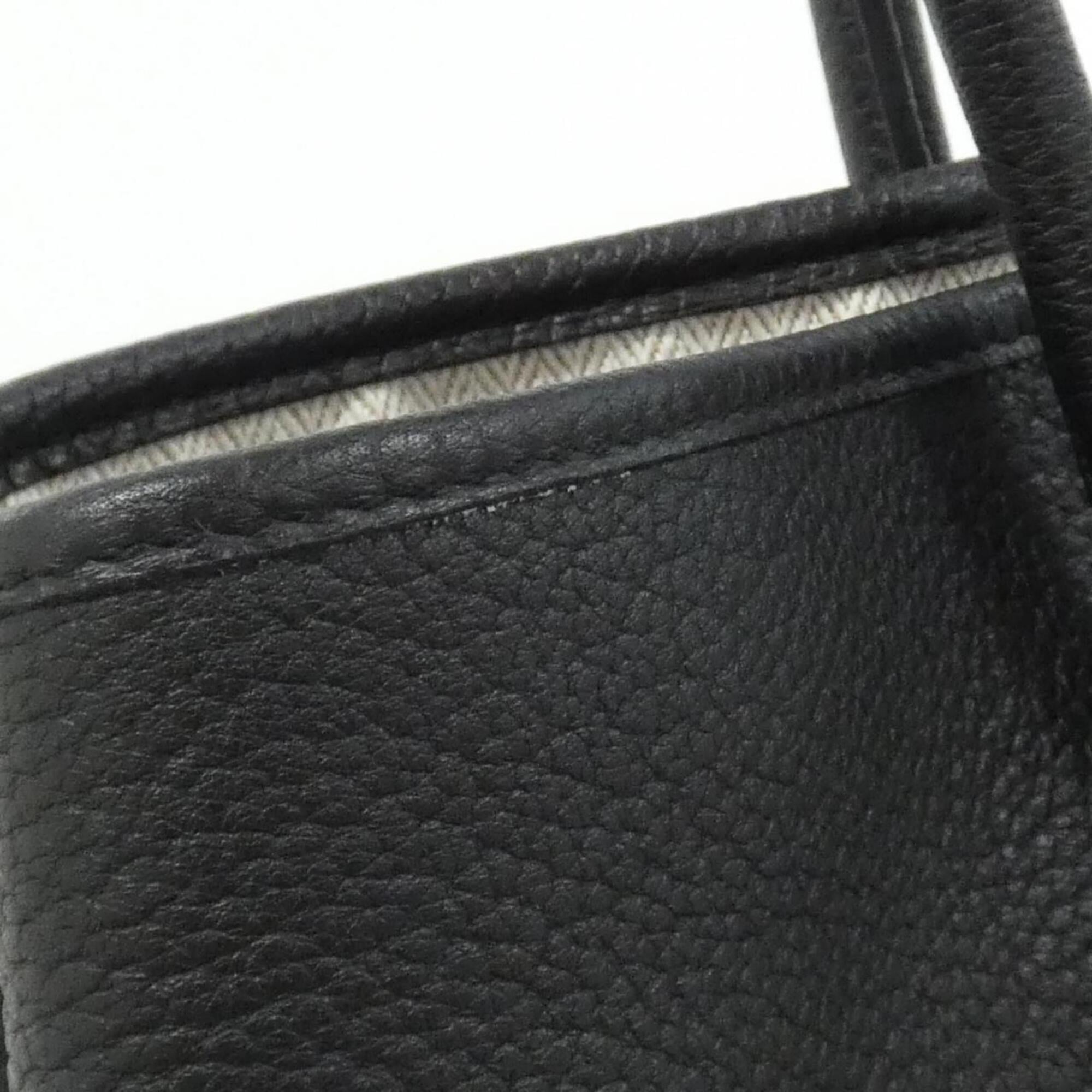 Hermes Black Negonda Leather Handbag (Pre-Owned)