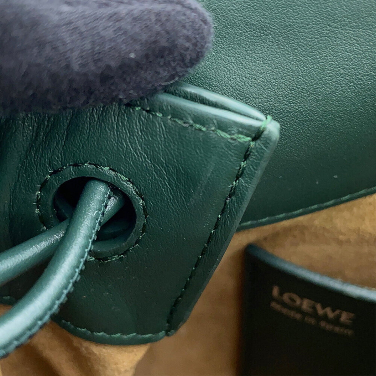Loewe Leather Handbag Shoulder Bag (Pre-Owned)