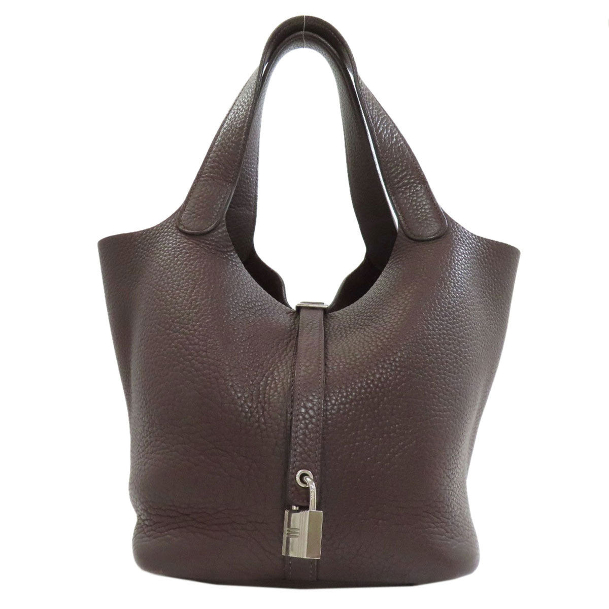 Hermes Brown Leather Handbag (Pre-Owned)