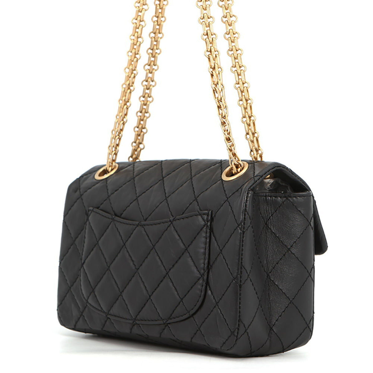 Chanel Black Leather Shoulder Bag (Pre-Owned)