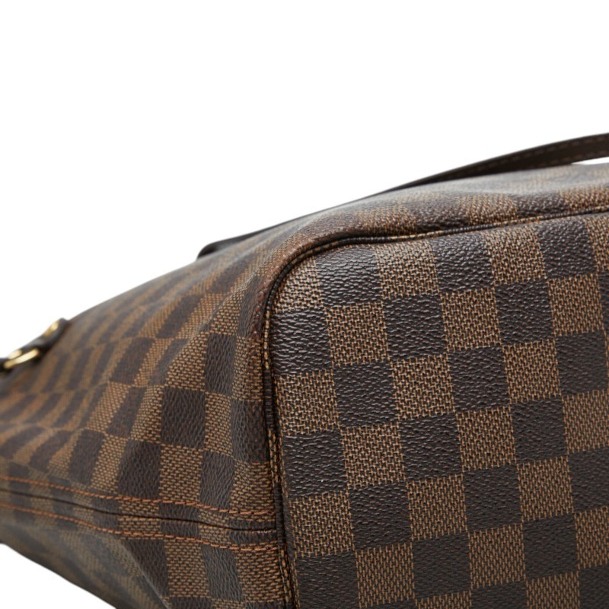Louis Vuitton Brown Pvc Leather Shoulder Bag Tote Bag (Pre-Owned)
