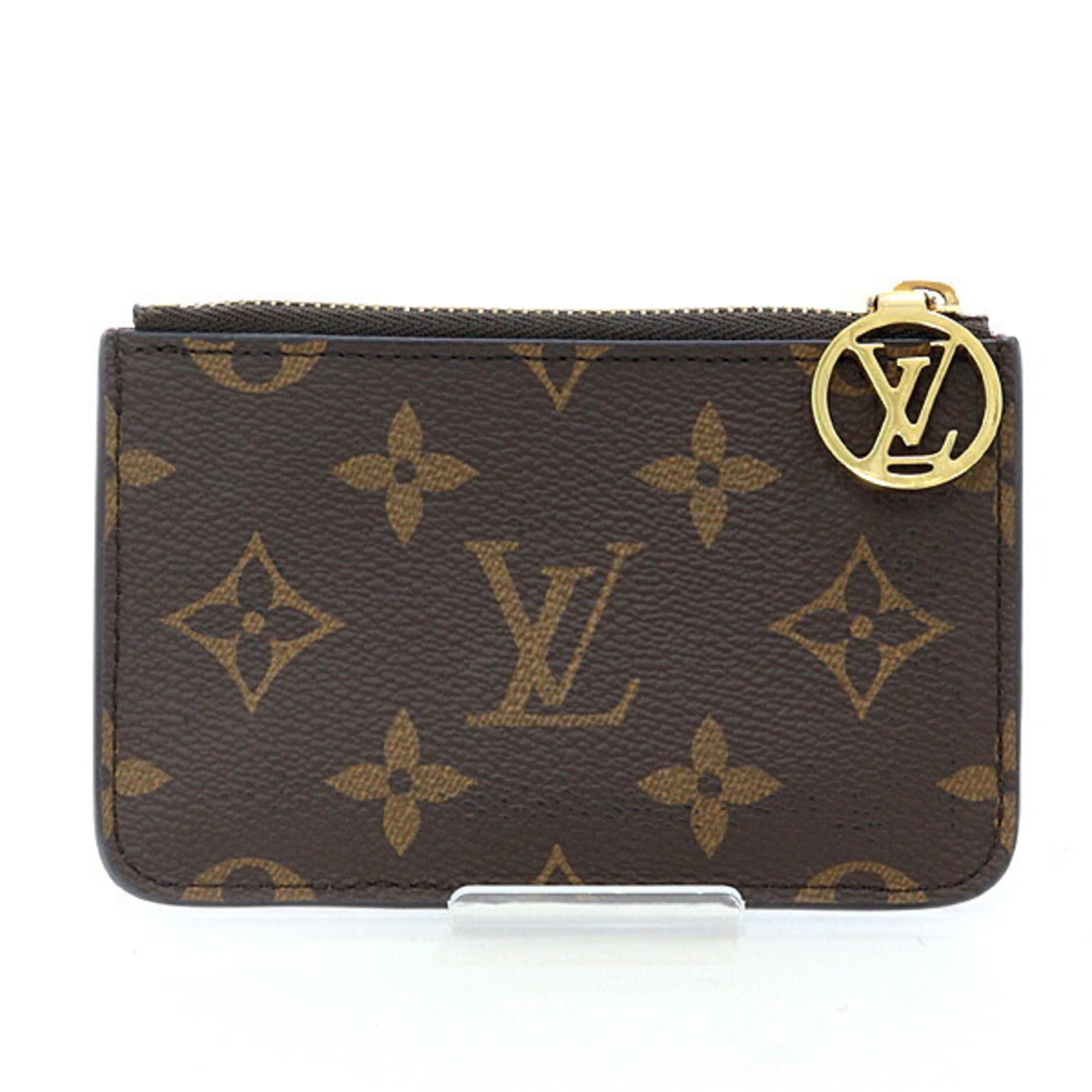 Louis Vuitton Monogram Brown Monogram Leather Coin Purse/Coin Case (Pre-Owned)