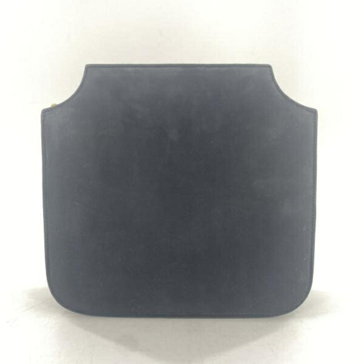 Bally Black Blue Suede Shoulder Bag (Pre-Owned)