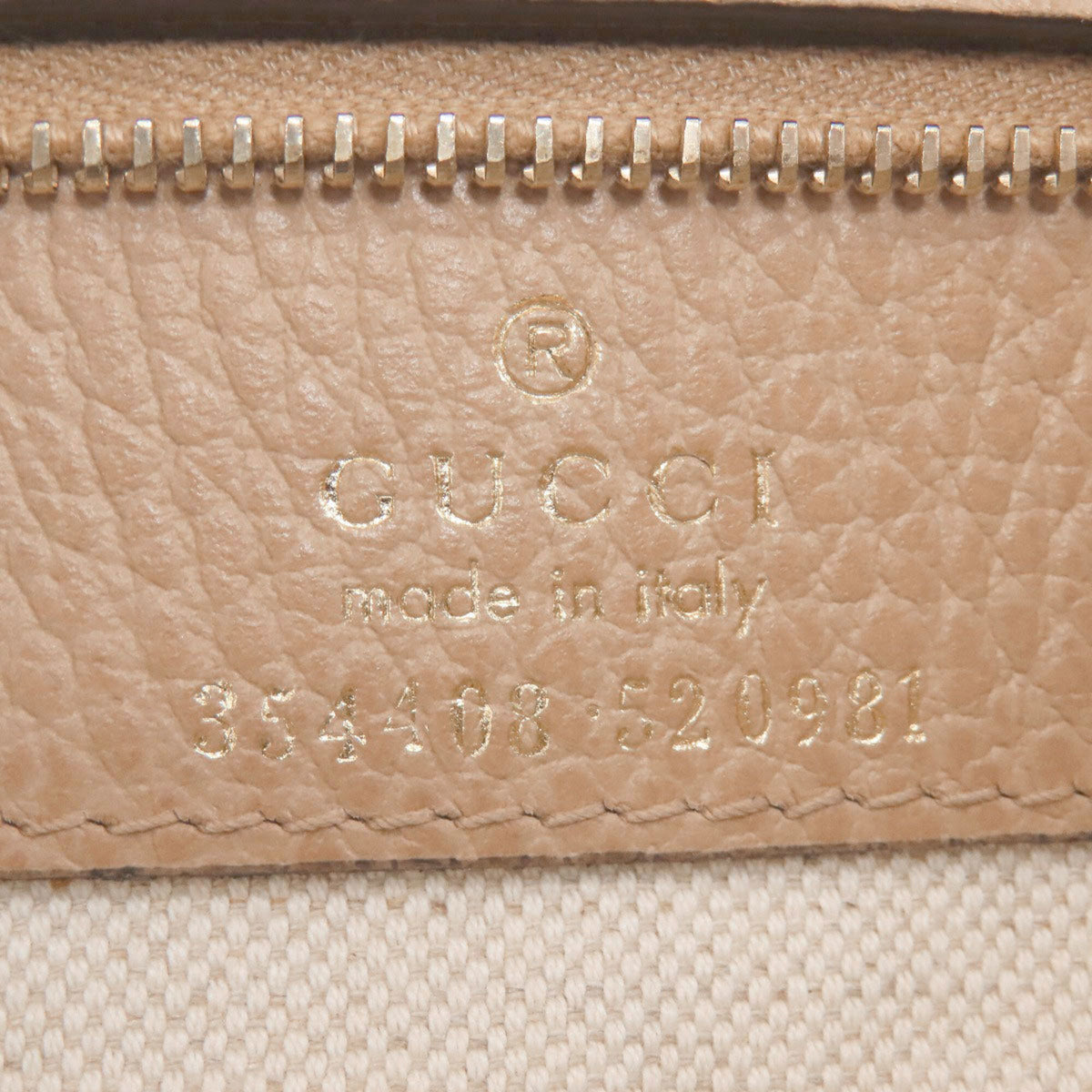 Gucci Beige Canvas Tote Bag (Pre-Owned)