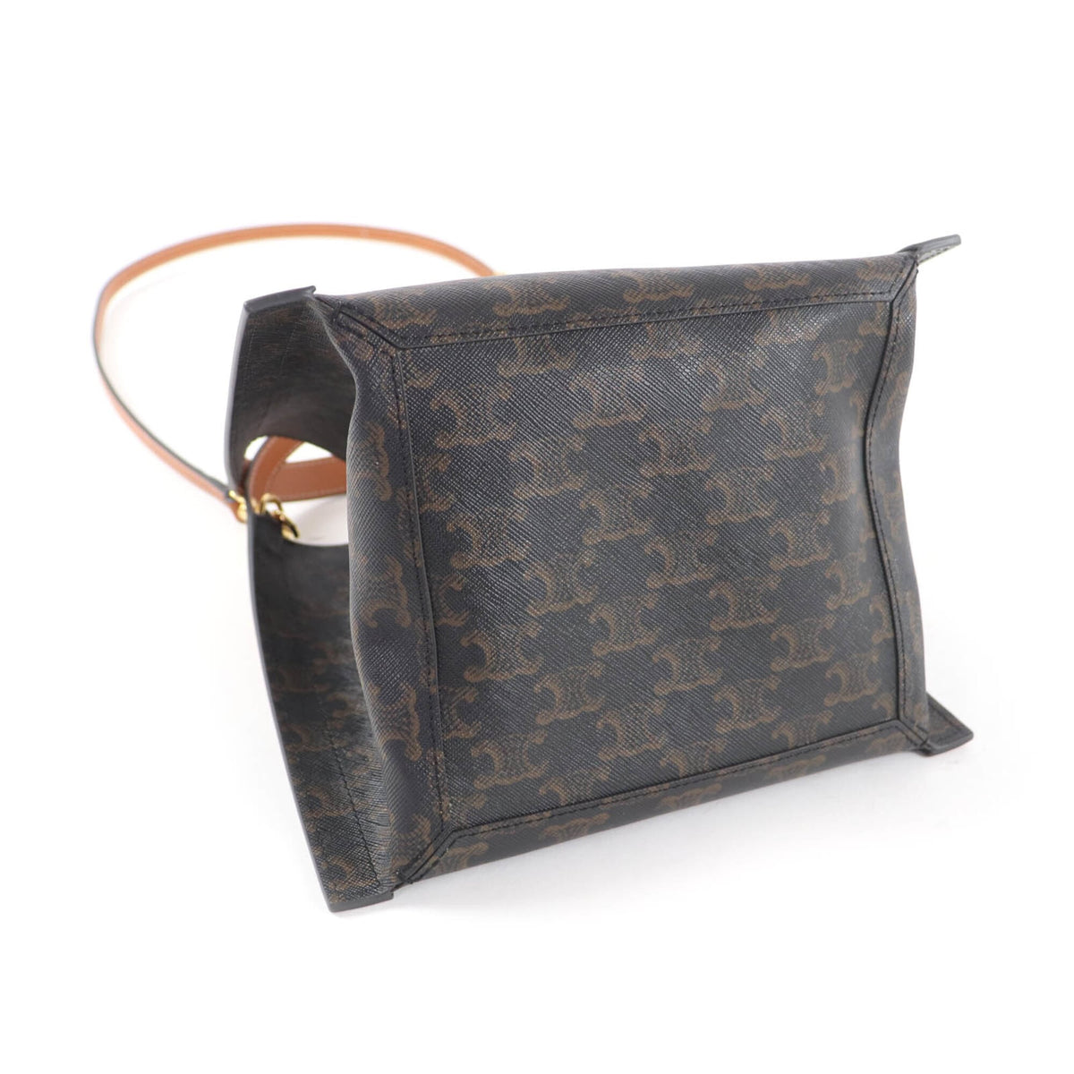 Celine Yellow Canvas Shoulder Bag (Pre-Owned)