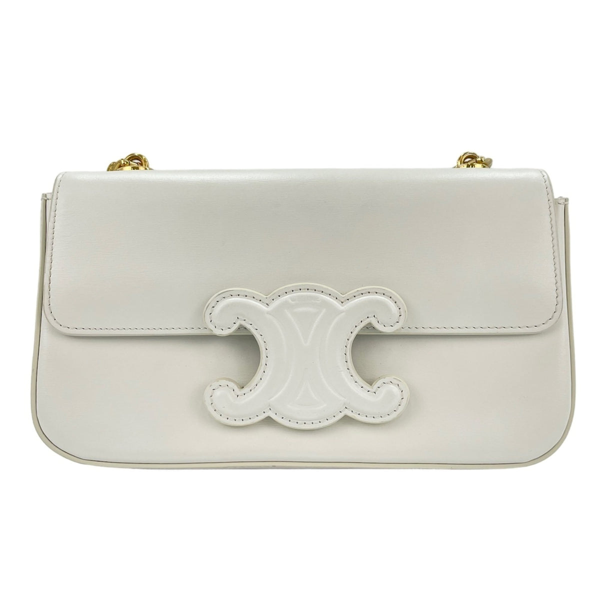 Celine White Shoulder Bag (Pre-Owned)