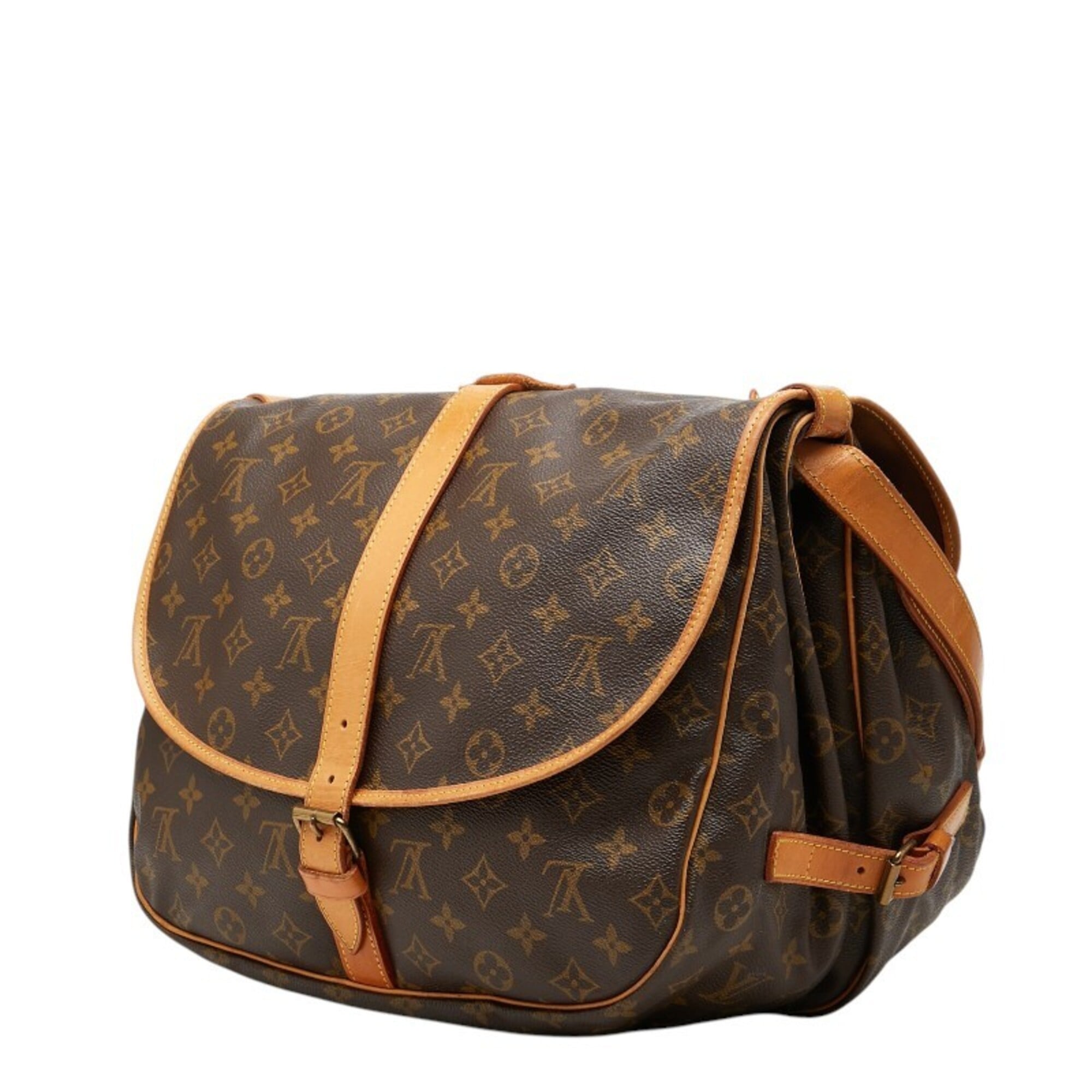 Louis Vuitton Brown Monogram Pvc Shoulder Bag (Pre-Owned)