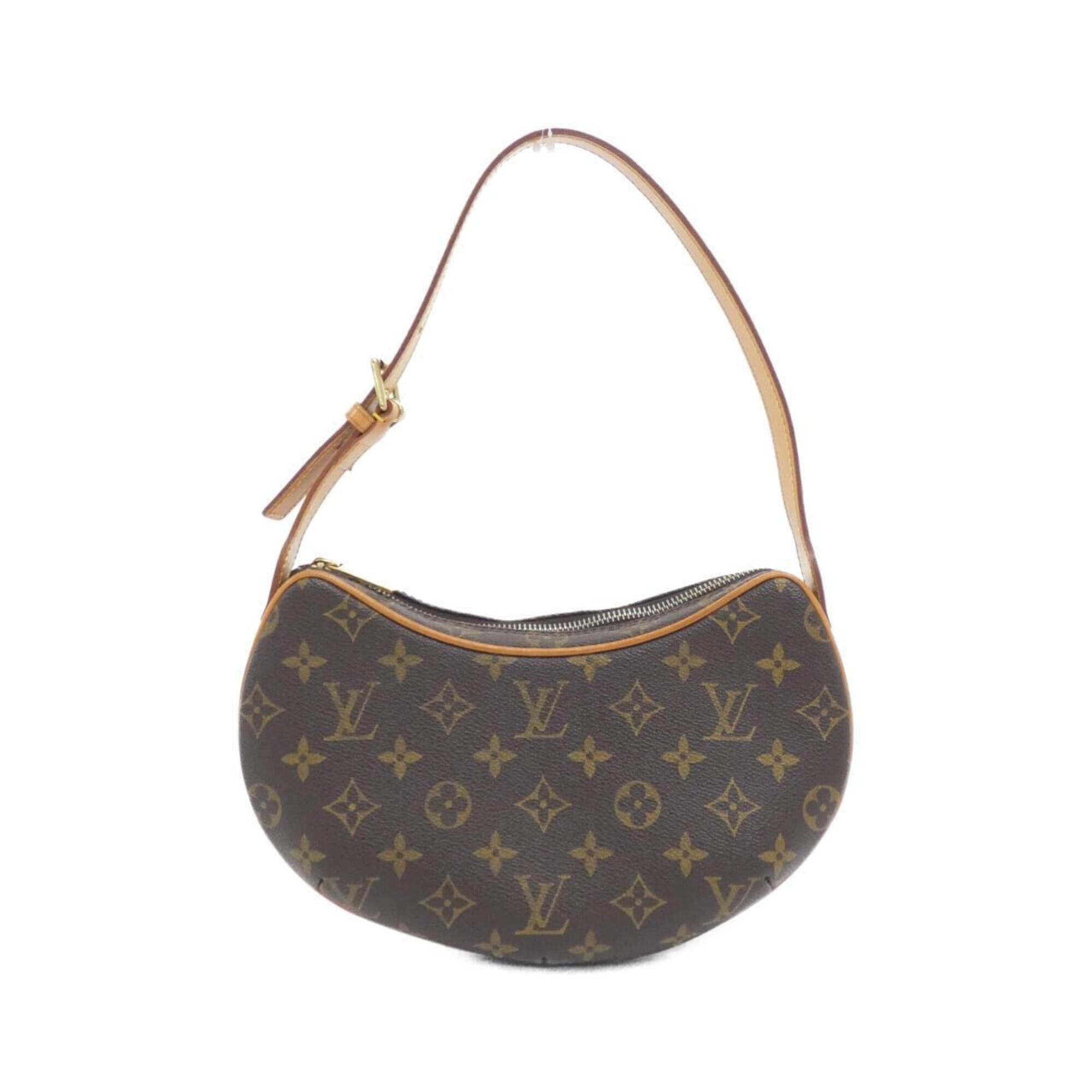 Louis Vuitton Marron Coated Canvas Shoulder Bag (Pre-Owned)
