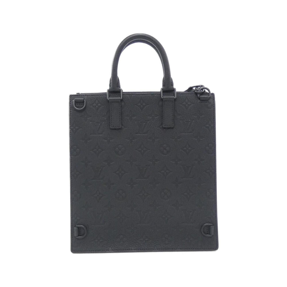 Louis Vuitton Black Leather Handbag (Pre-Owned)