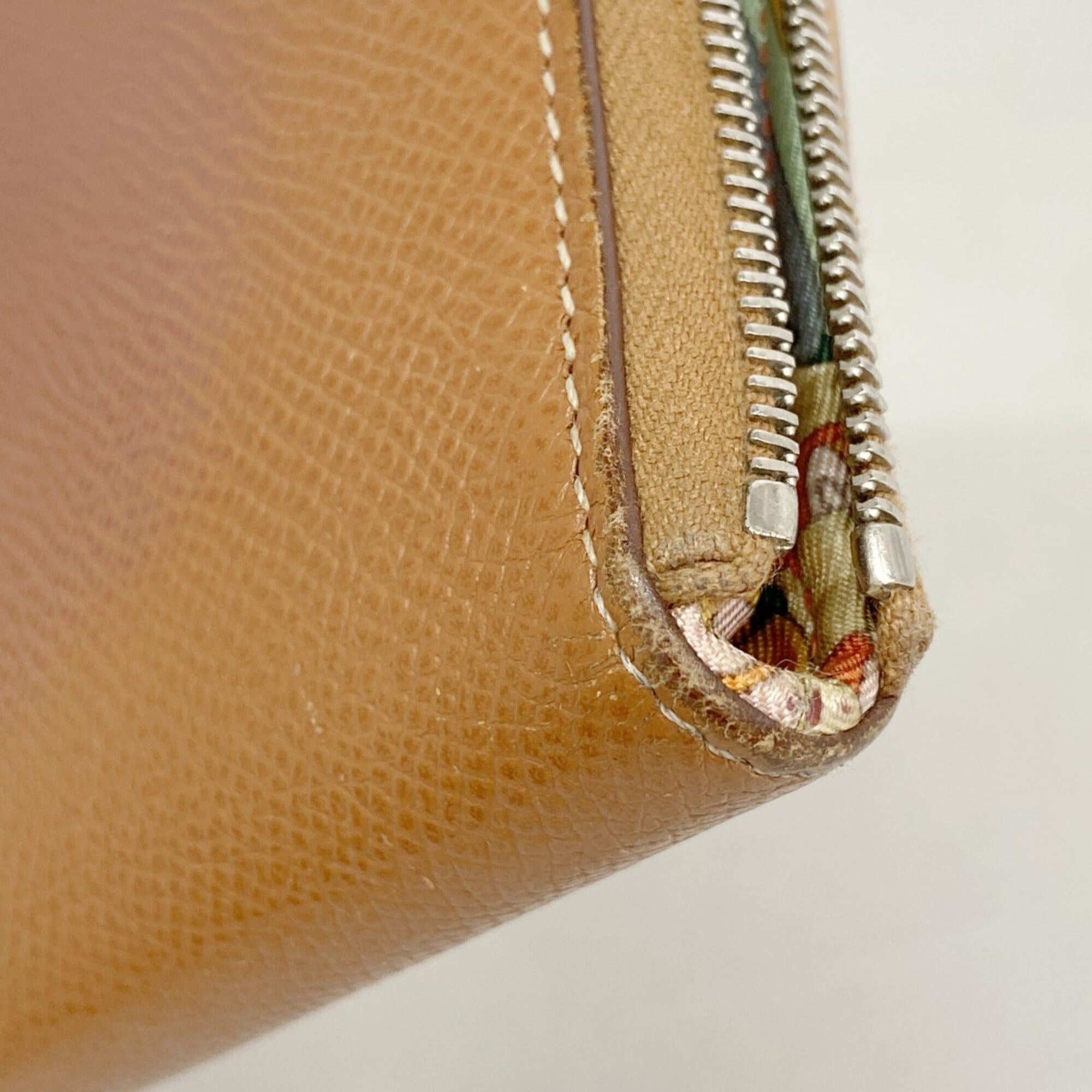 Hermes Gold Epsom Leather Long Wallet (Bi-Fold) (Pre-Owned)