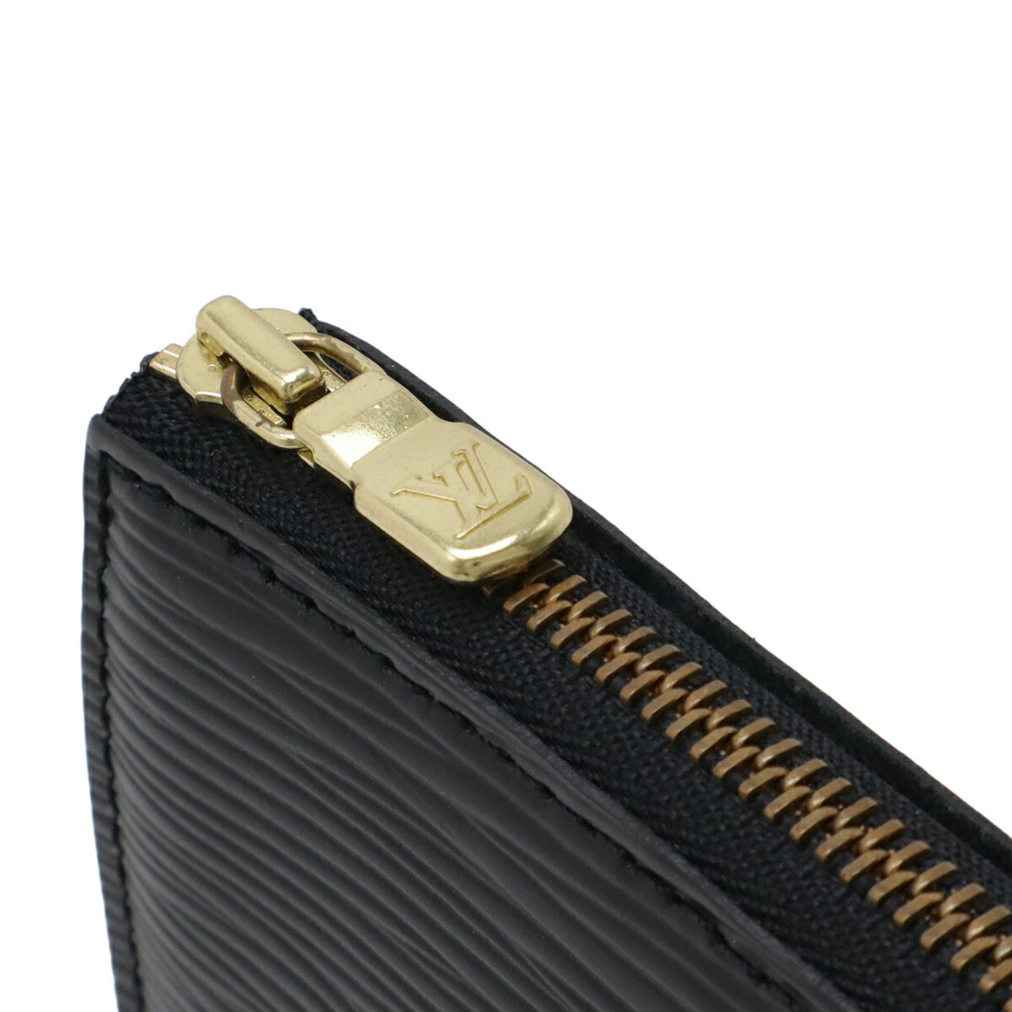Louis Vuitton Epi Black Noir Epi Leather Handbag Pochette (Pre-Owned)