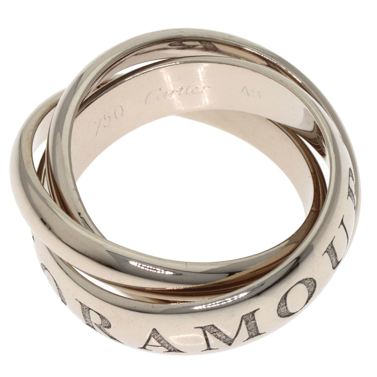 Cartier Trinity White Gold (18K) Band Ring (Pre-Owned)