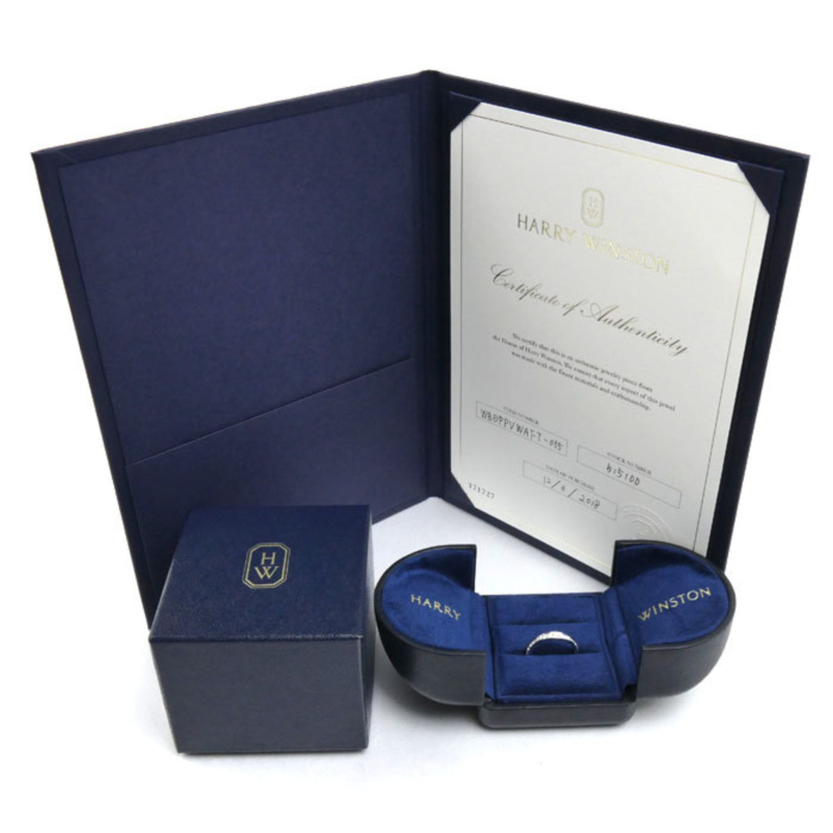 Harry Winston Platinum 950 Band Ring (Pre-Owned)