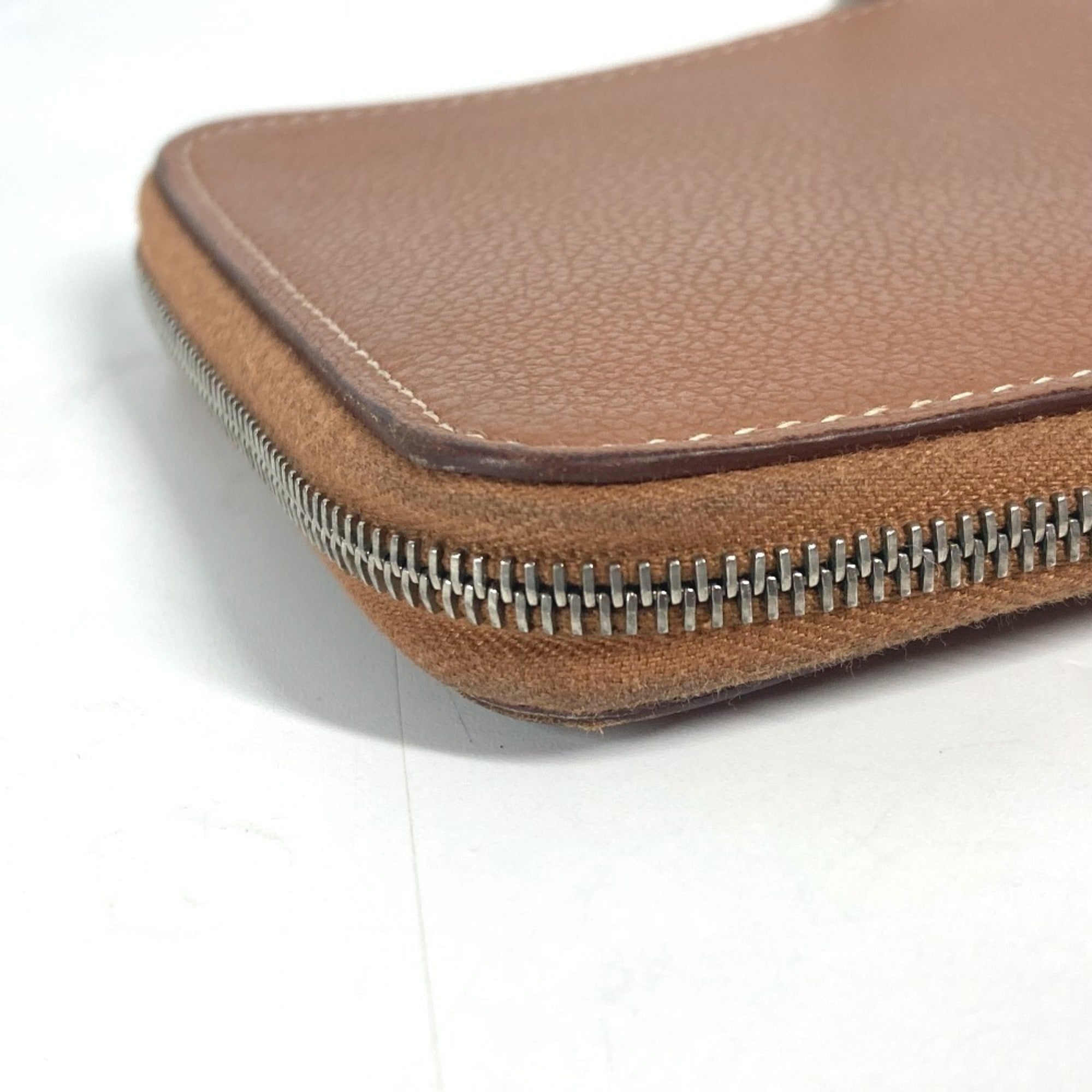 Hermes Brown Evercalf Leather Wallet (Bi-Fold) (Pre-Owned)
