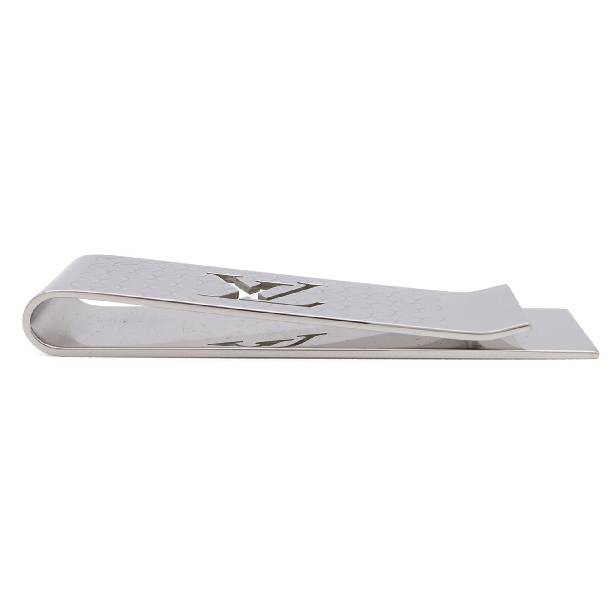 Louis Vuitton Silver Stainless Steel Money Clip (Pre-Owned)