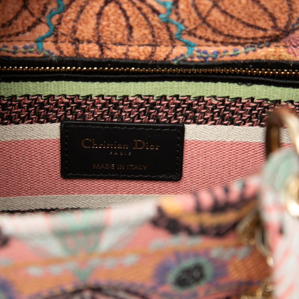 Christian Dior Multi-Color Canvas Handbag Shoulder Bag (Pre-Owned)