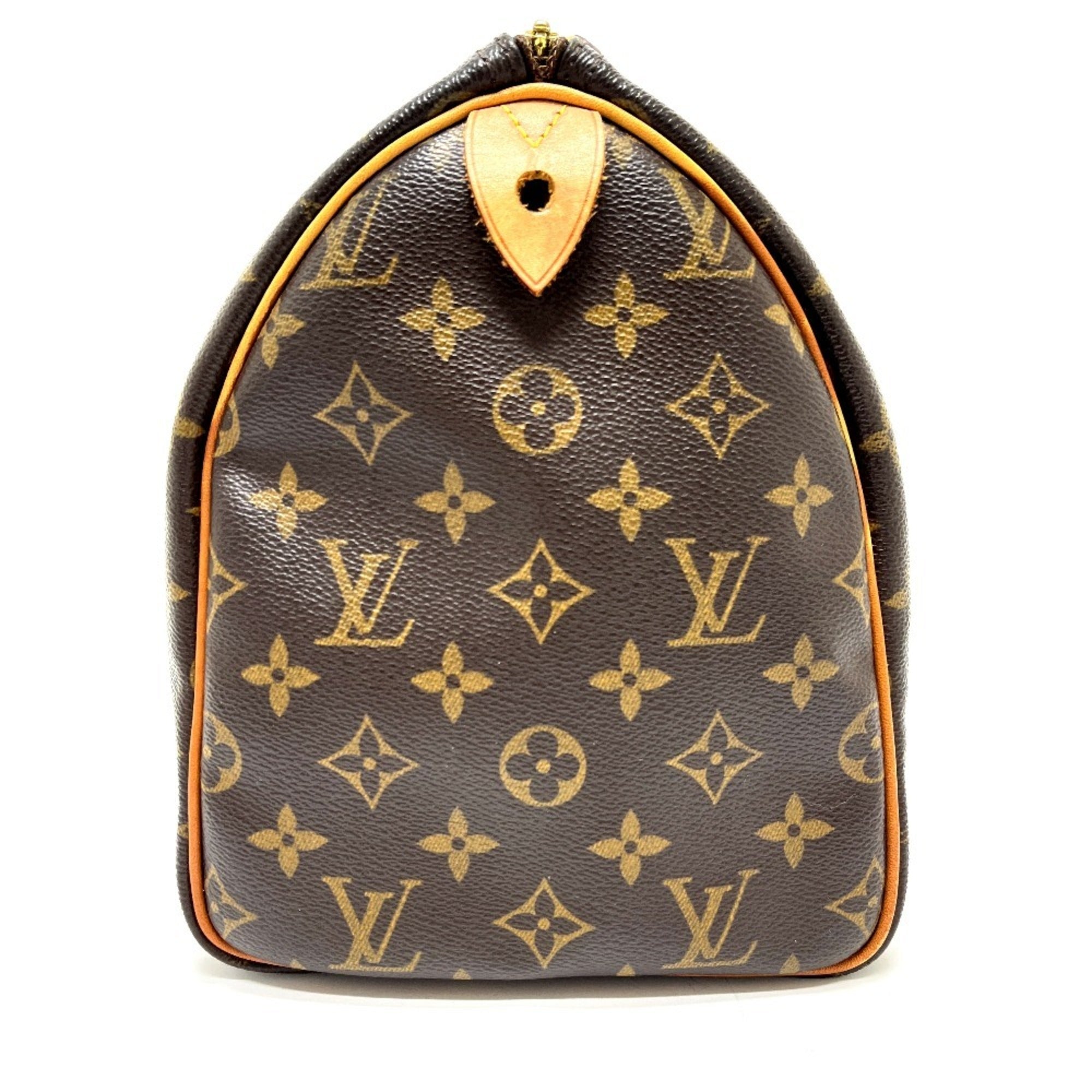Louis Vuitton Brown Monogram Canvas Boston Bag Handbag (Pre-Owned)