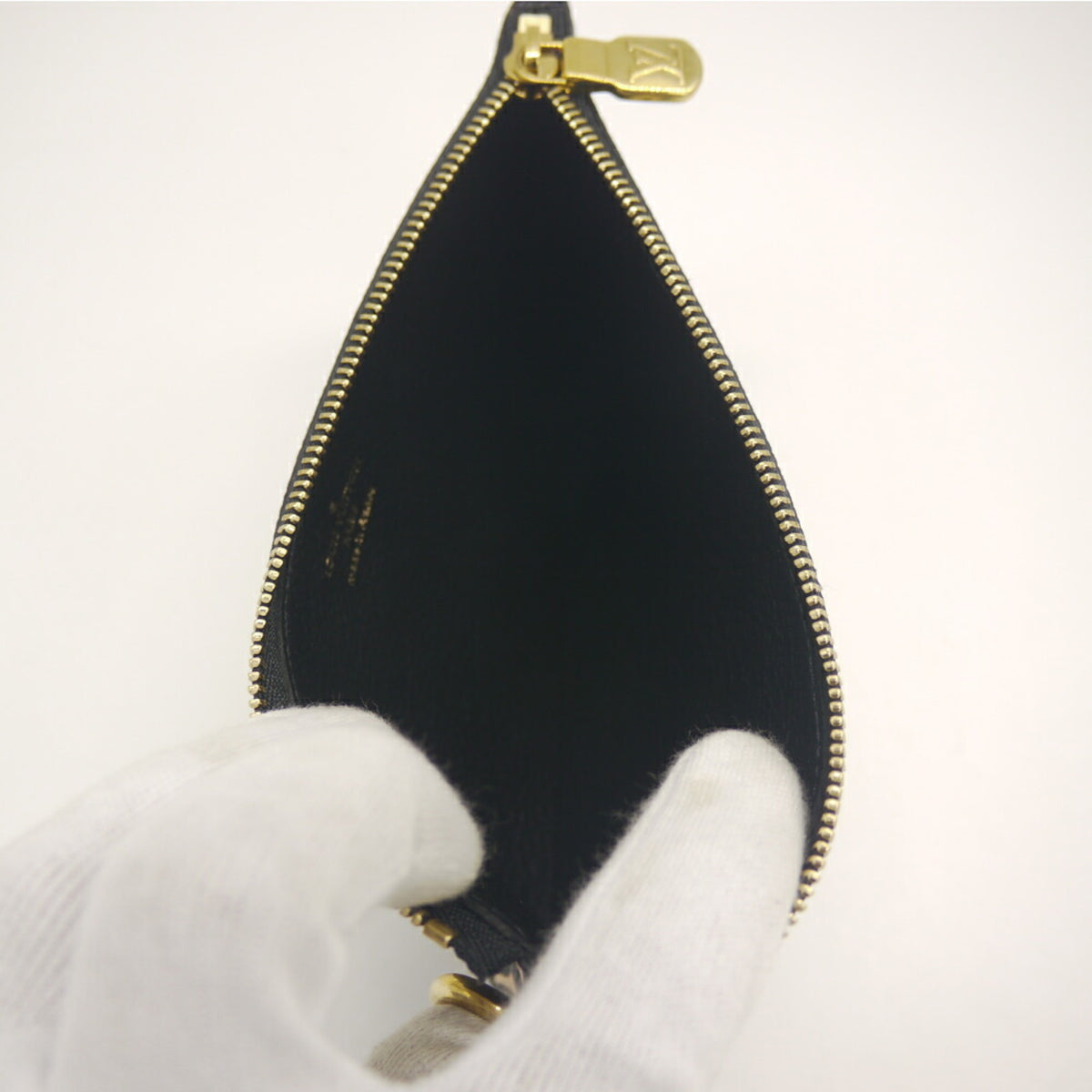 Louis Vuitton Black Brown Monogram Empreinte Pochette Pouch (Pre-Owned)