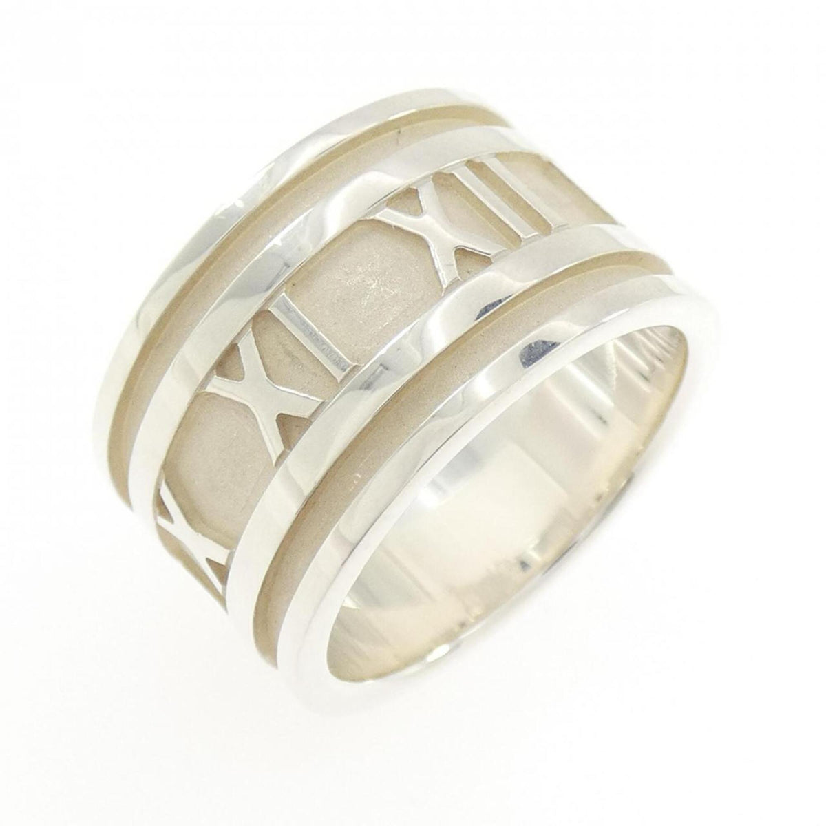 Tiffany Silver Silver 925 Band Ring (Pre-Owned)