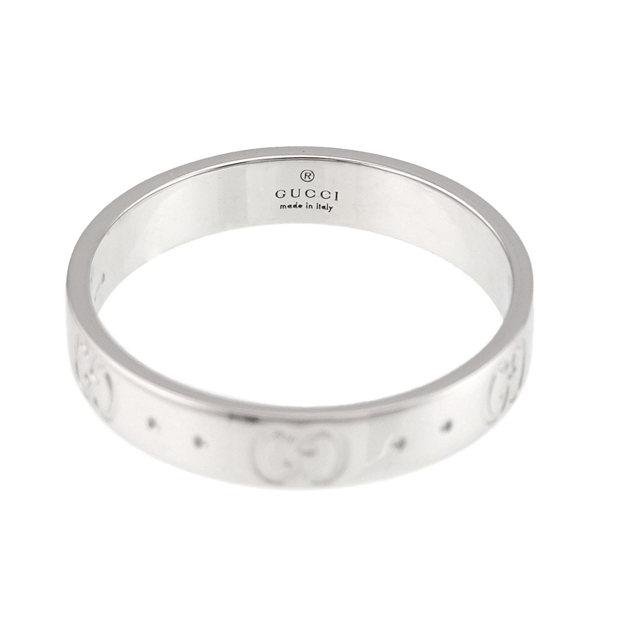 Gucci White Gold (18K) Band Ring (Pre-Owned)