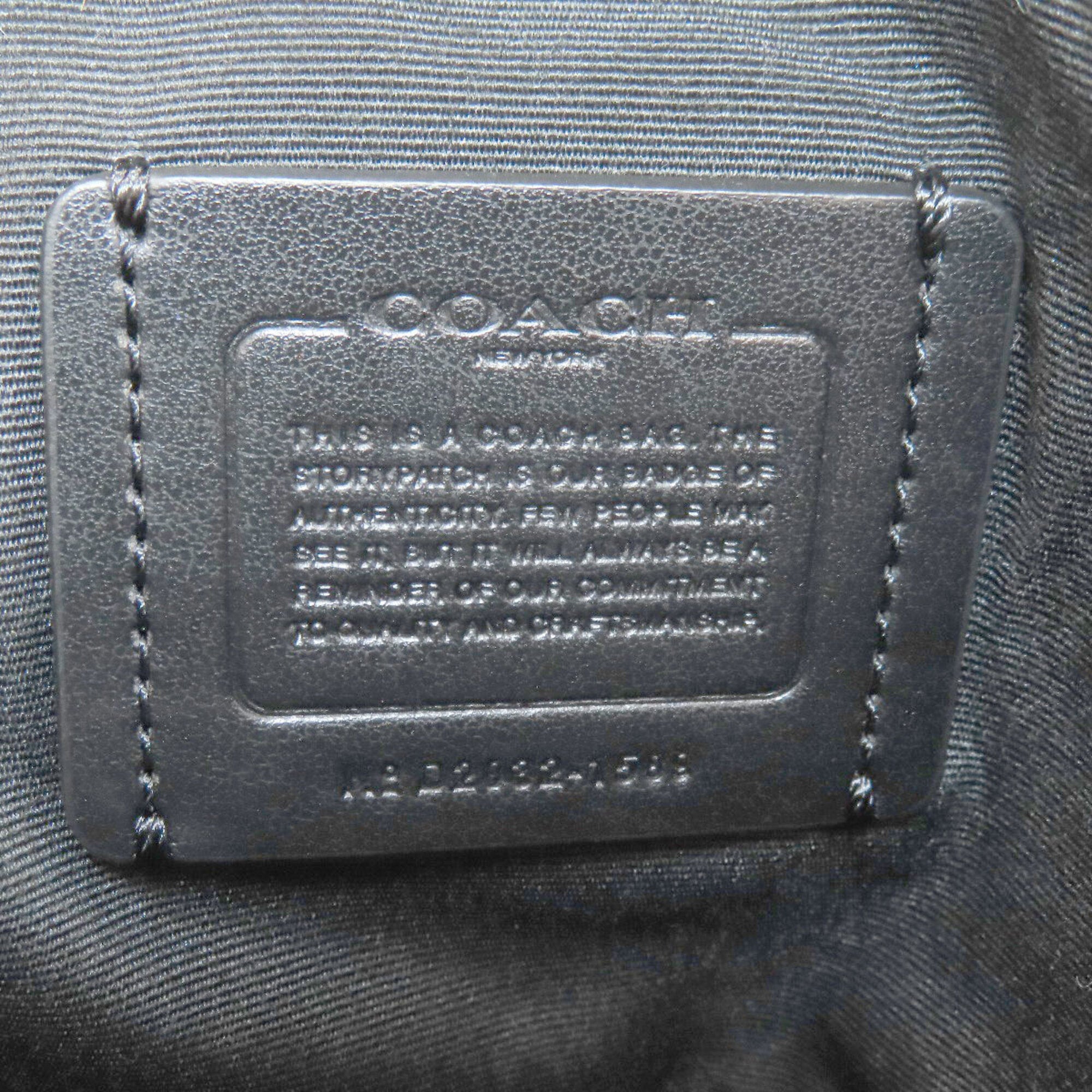 Coach Black Leather Handbag (Pre-Owned)