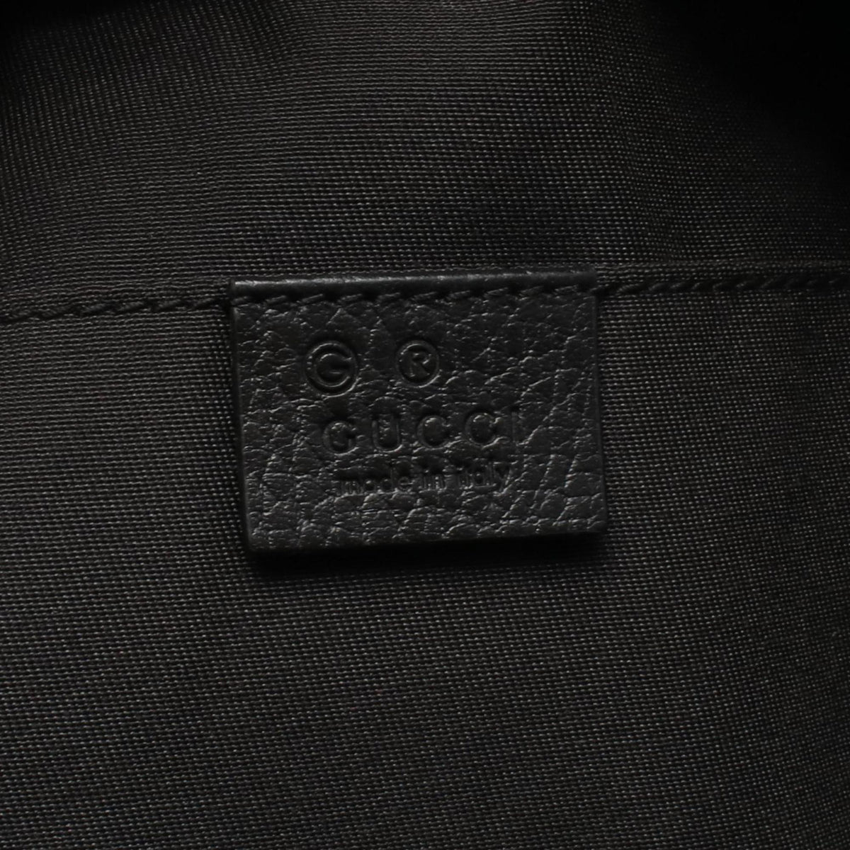Gucci Black Nylon Leather Fanny Pack (Pre-Owned)