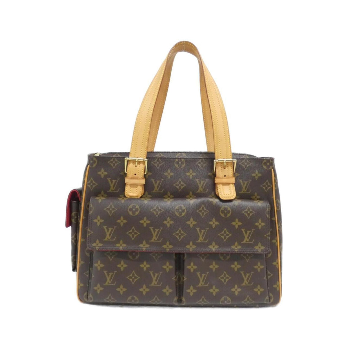 Louis Vuitton Brown Coated Canvas Handbag (Pre-Owned)