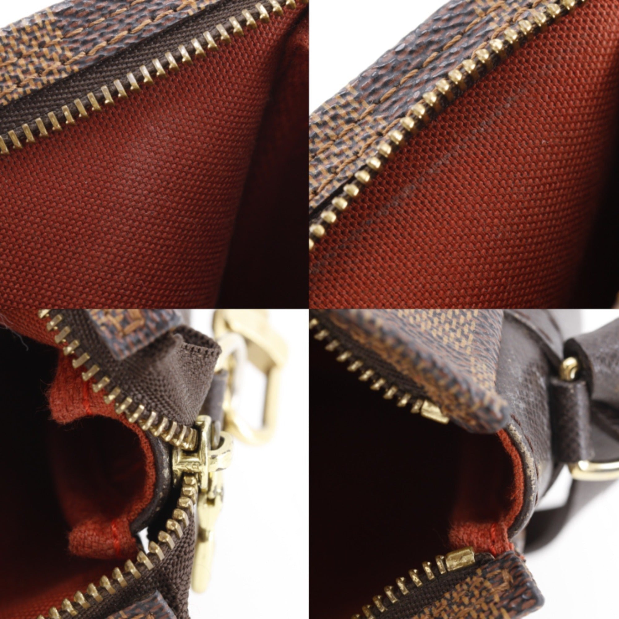 Louis Vuitton Brown Damier Canvas Pouch (Pre-Owned)