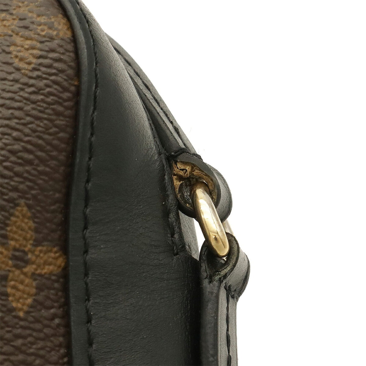 Louis Vuitton Noir Monogram Canvas Pvc Coated Canvas Leather Handbag Pochette Shoulder Bag (Pre-Owned)