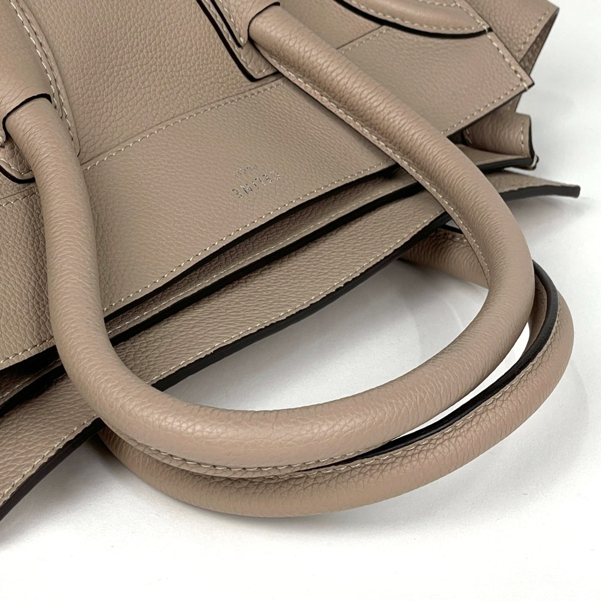 Celine Beige Leather Handbag (Pre-Owned)