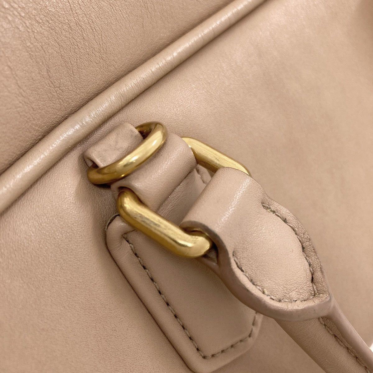 Miu Miu Beige Leather Handbag (Pre-Owned)