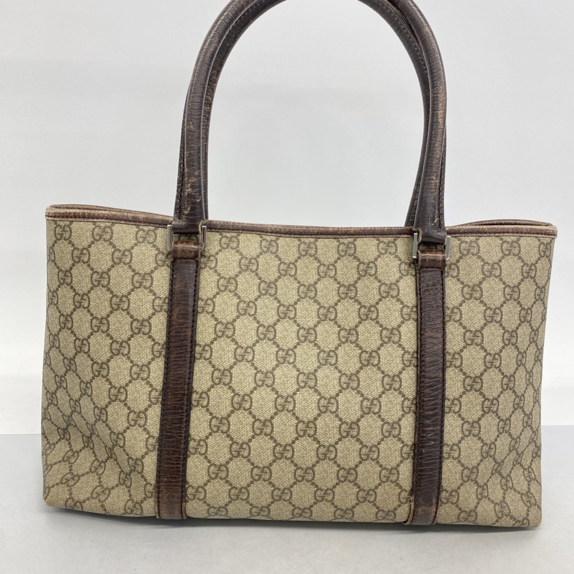Gucci Brown Pvc Tote Bag (Pre-Owned)