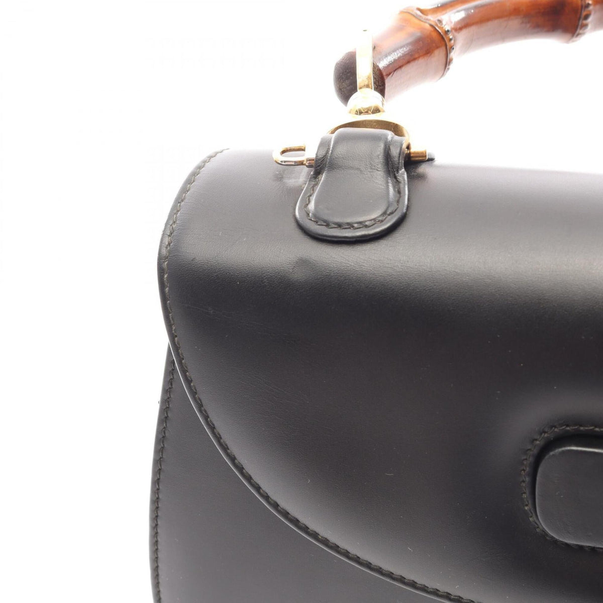 Gucci Black Leather Handbag (Pre-Owned)