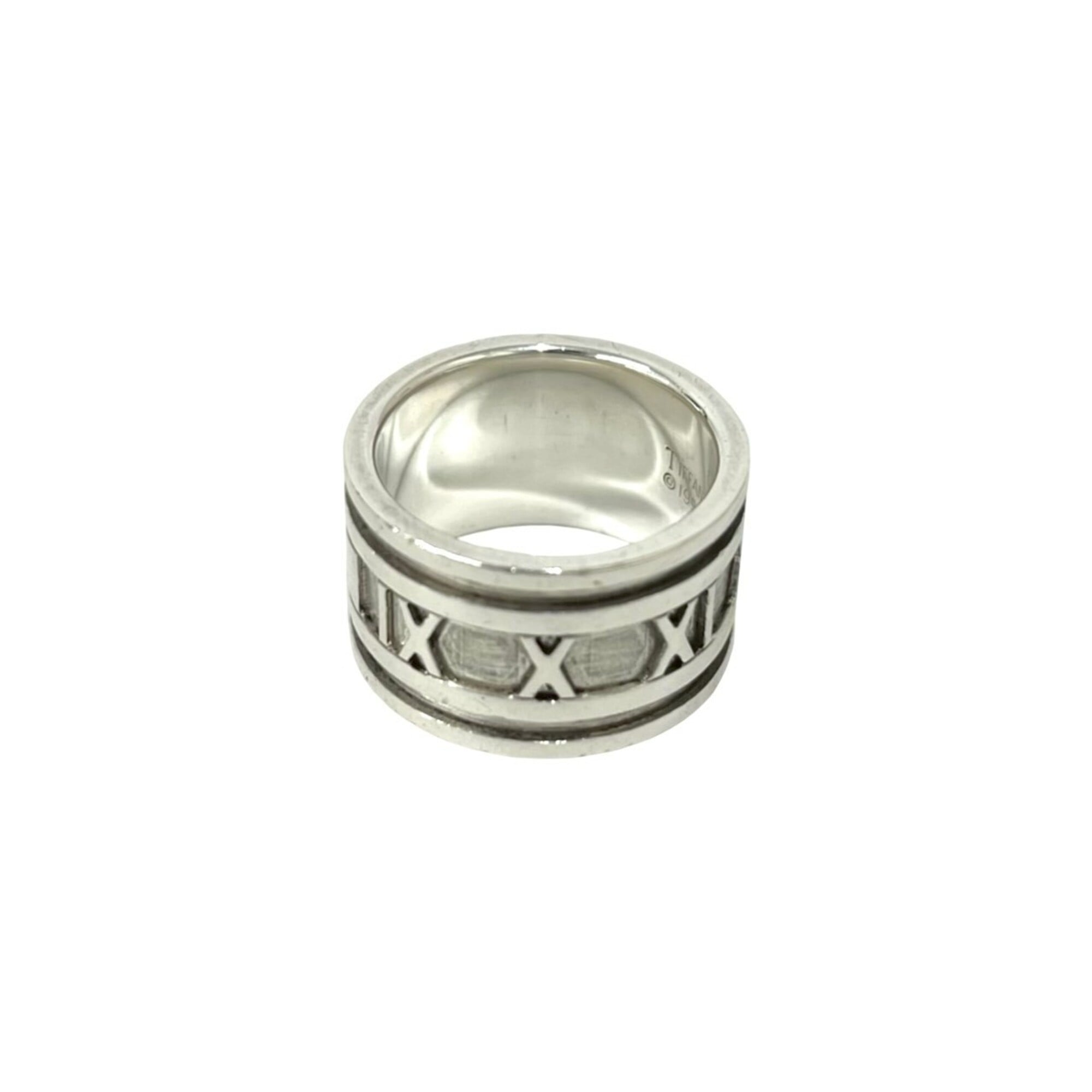 Tiffany Silver Silver 925 Band Ring (Pre-Owned)