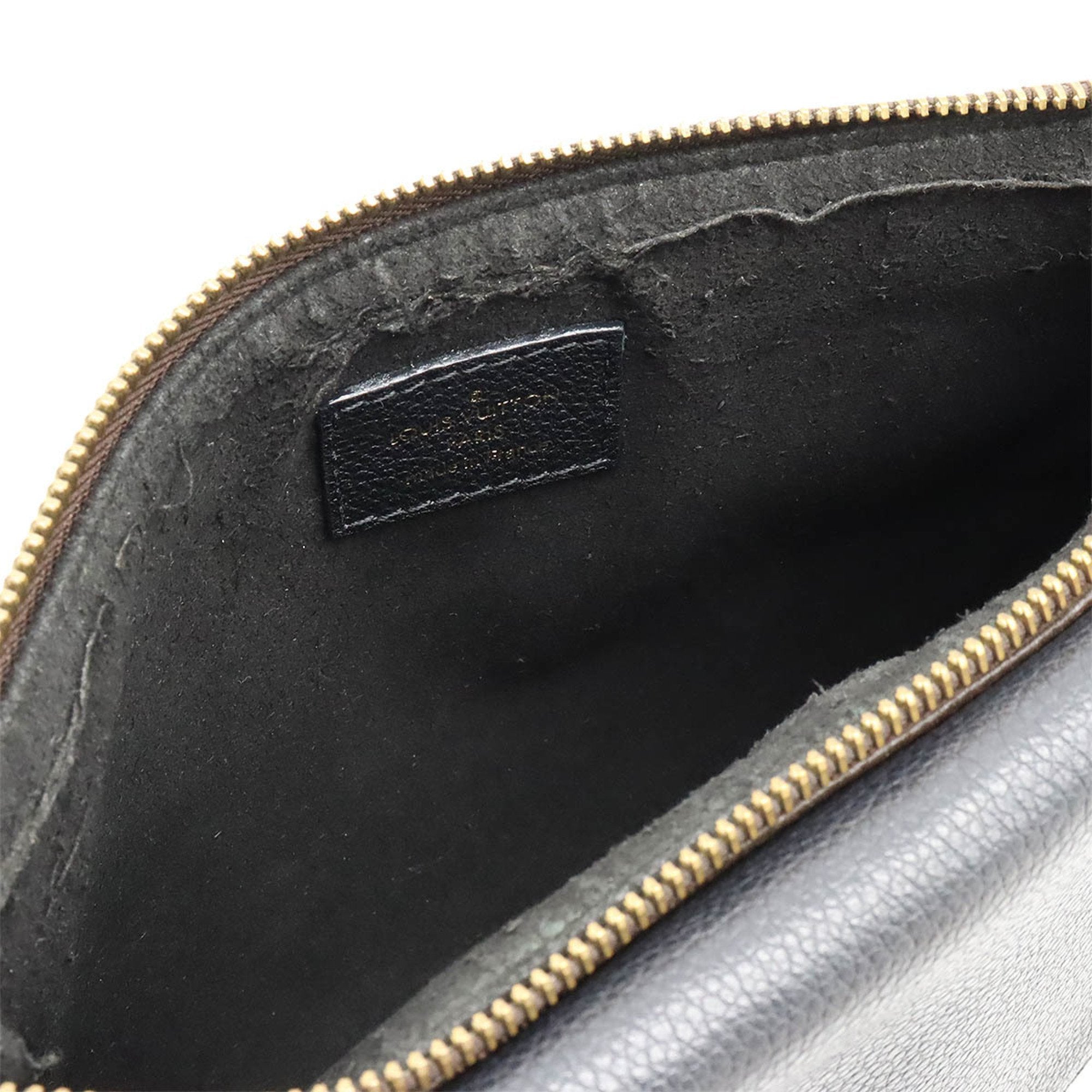 Louis Vuitton Monogram Noir Monogram Pochette Shoulder Bag (Pre-Owned)