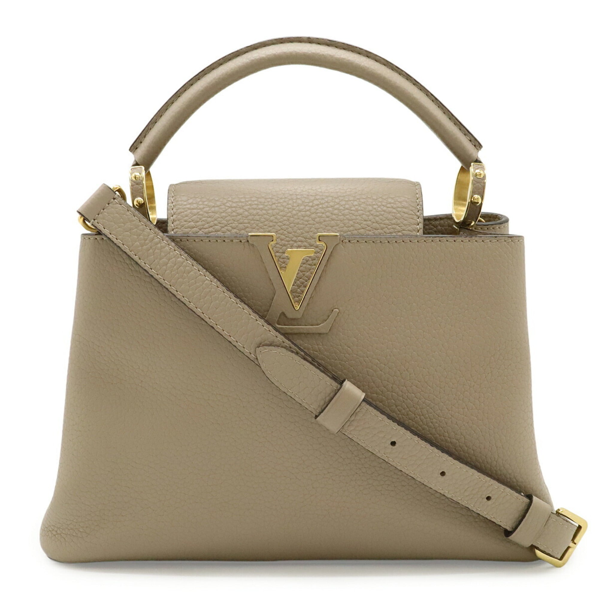 Louis Vuitton Galle Grayish White Handbag Shoulder Bag (Pre-Owned)