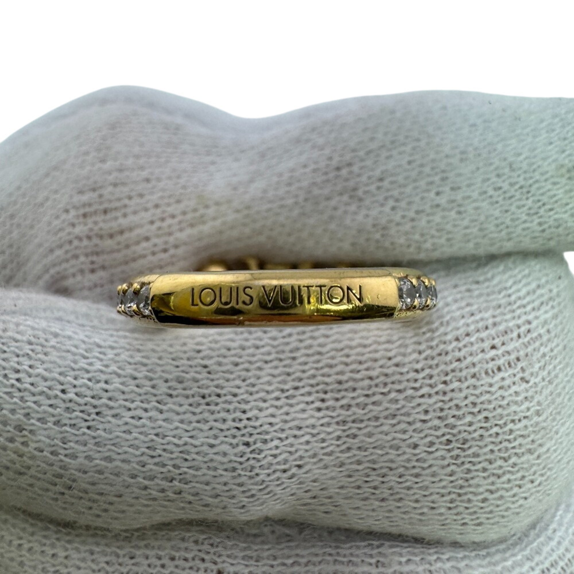 Louis Vuitton Gold Plating Band Ring (Pre-Owned)