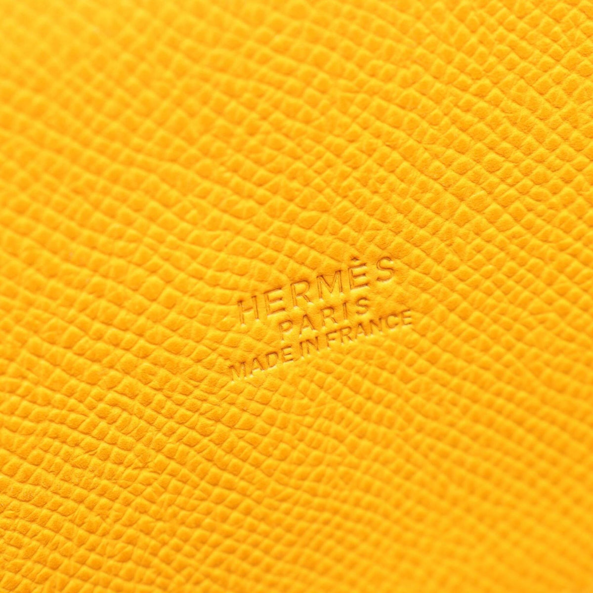 Hermes Brown Havane Yellow Courchevel Leather Handbag Shoulder Bag (Pre-Owned)