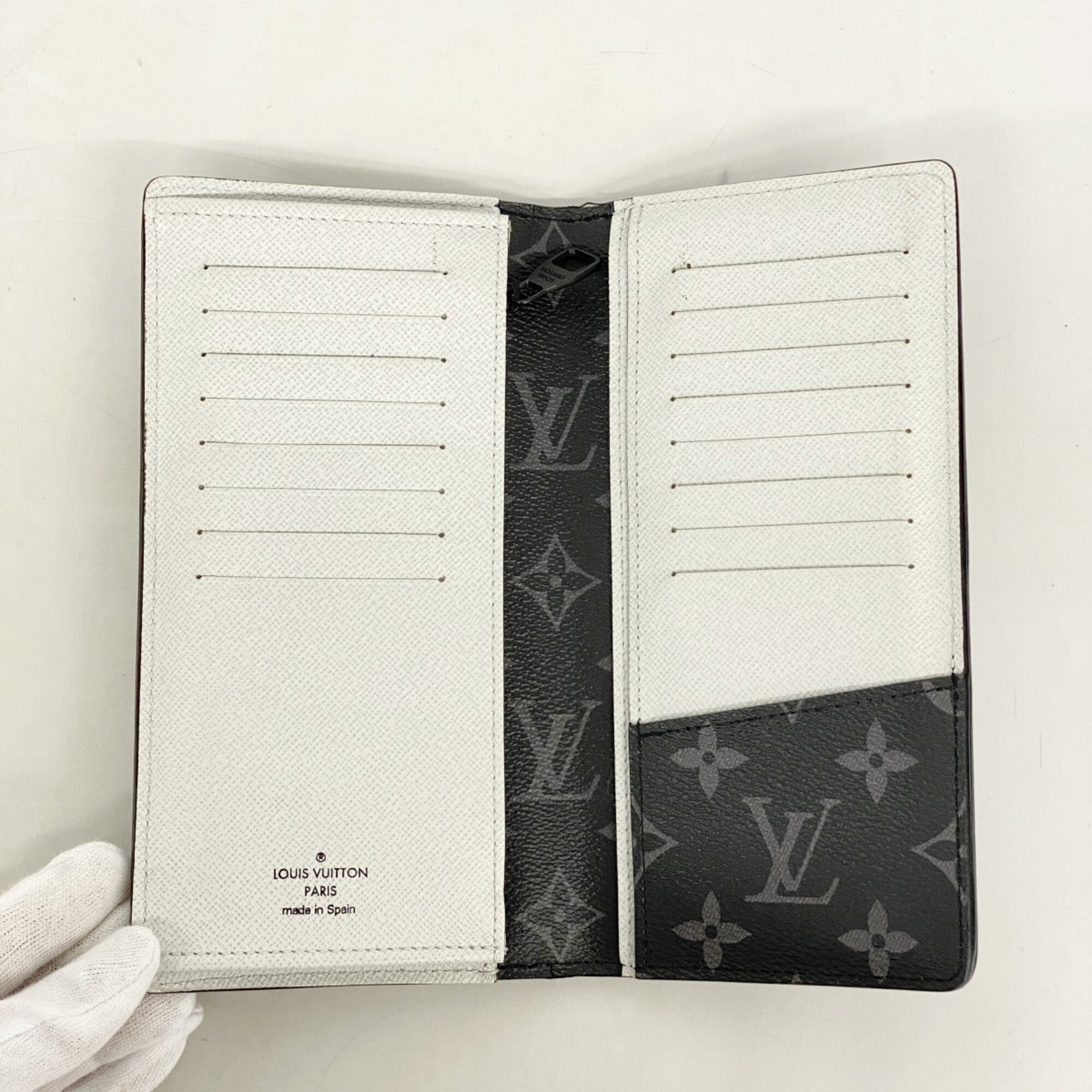 Louis Vuitton Navy Long Wallet (Bi-Fold) (Pre-Owned)