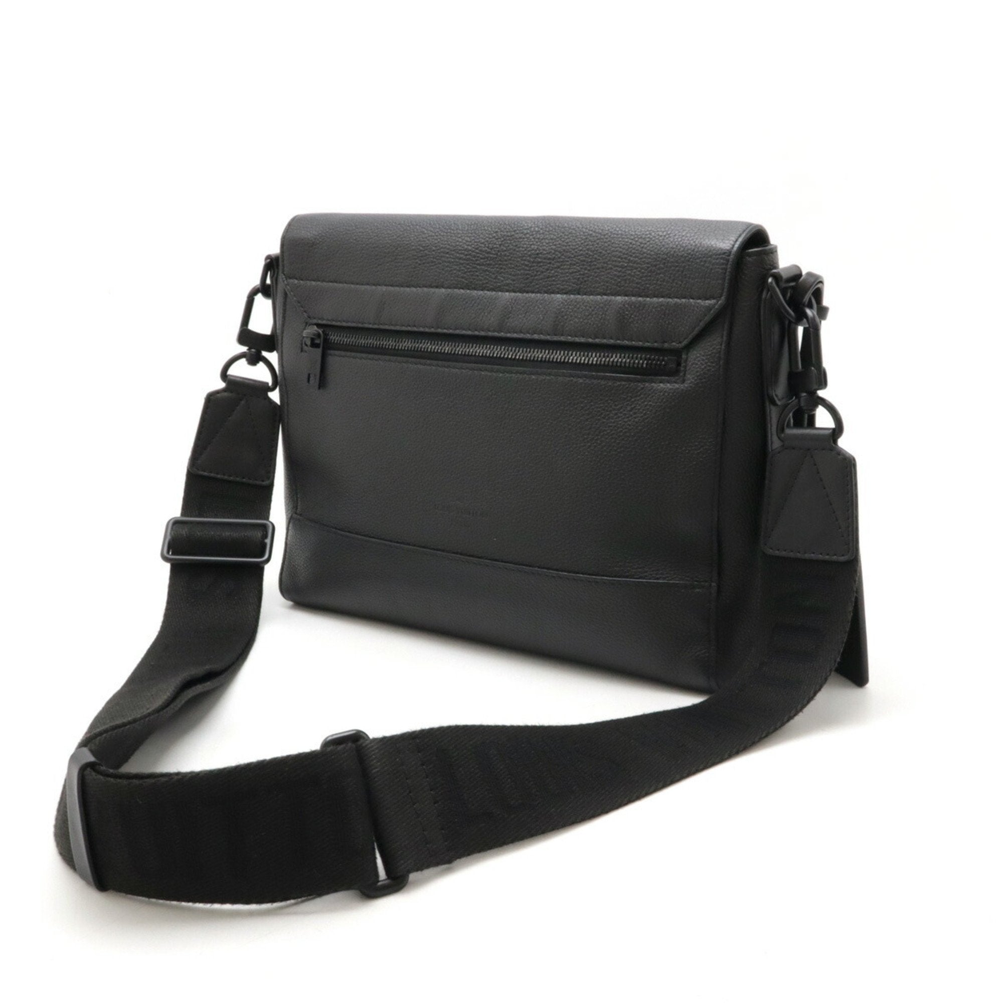 Louis Vuitton Black Noir Leather Shoulder Bag (Pre-Owned)