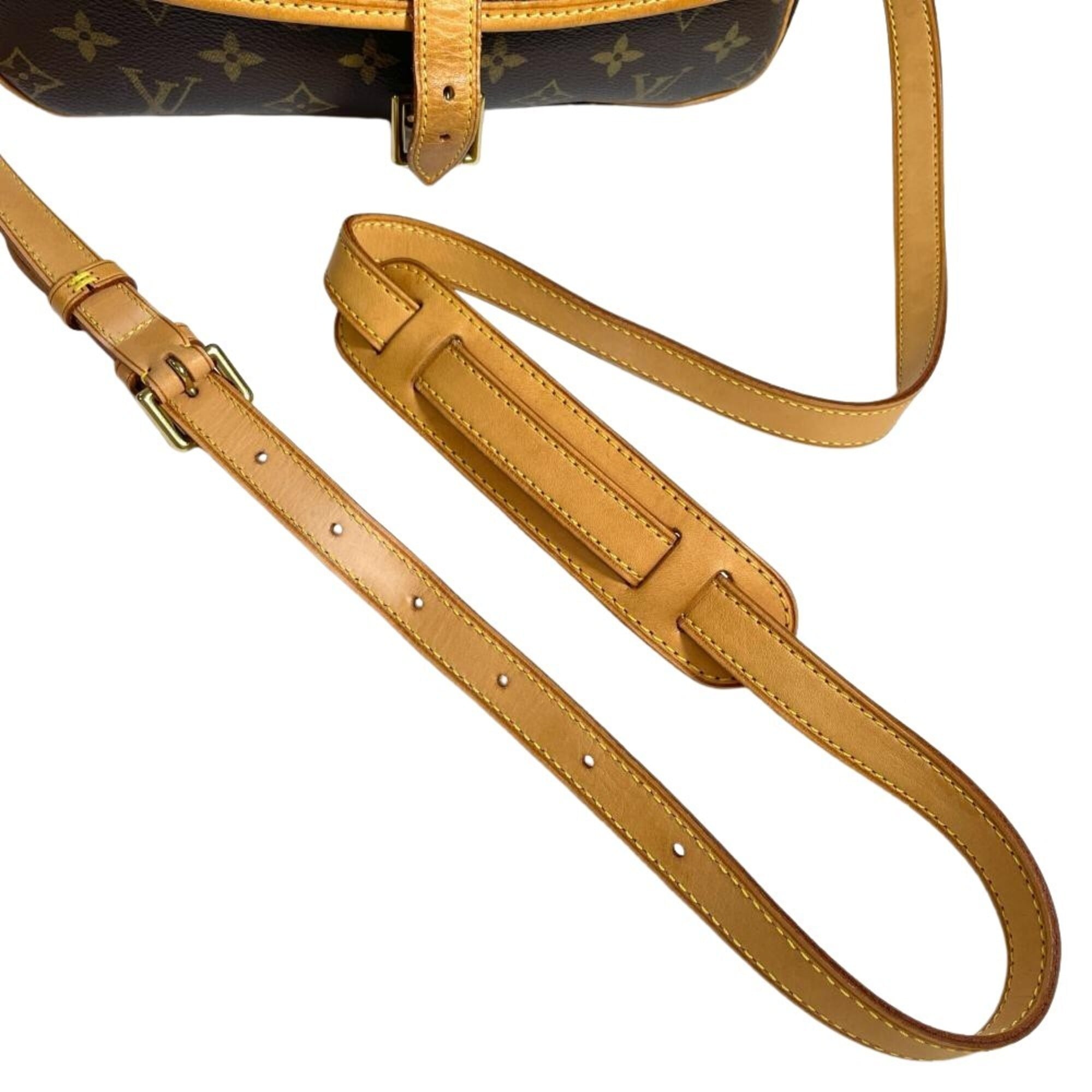 Louis Vuitton Brown Monogram Canvas Shoulder Bag (Pre-Owned)