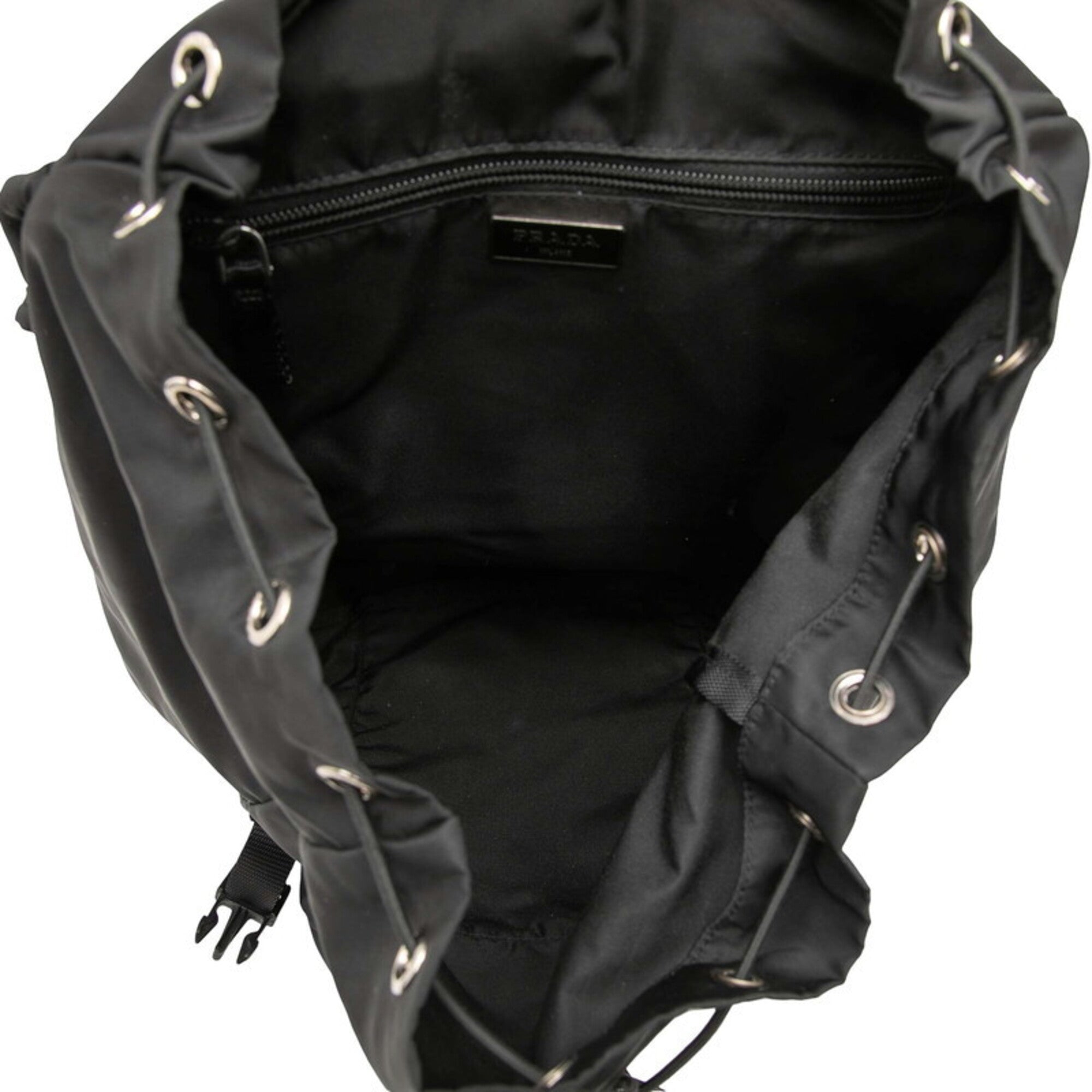 Prada Black Nylon Backpack (Pre-Owned)
