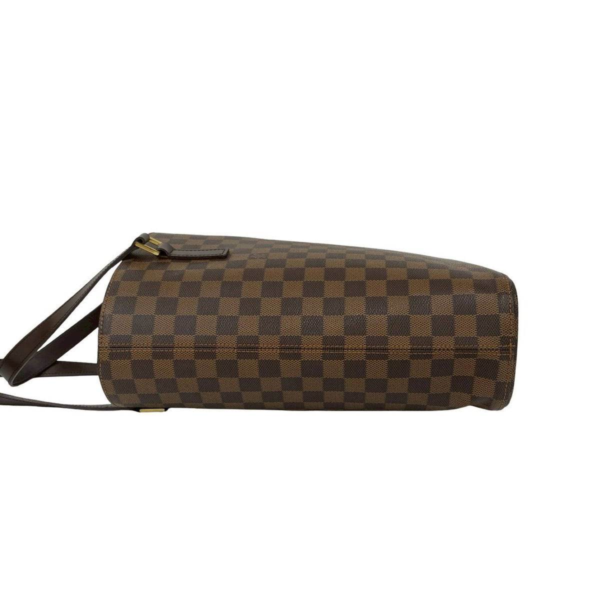 Louis Vuitton Brown Leather Pvc Handbag Tote Bag (Pre-Owned)