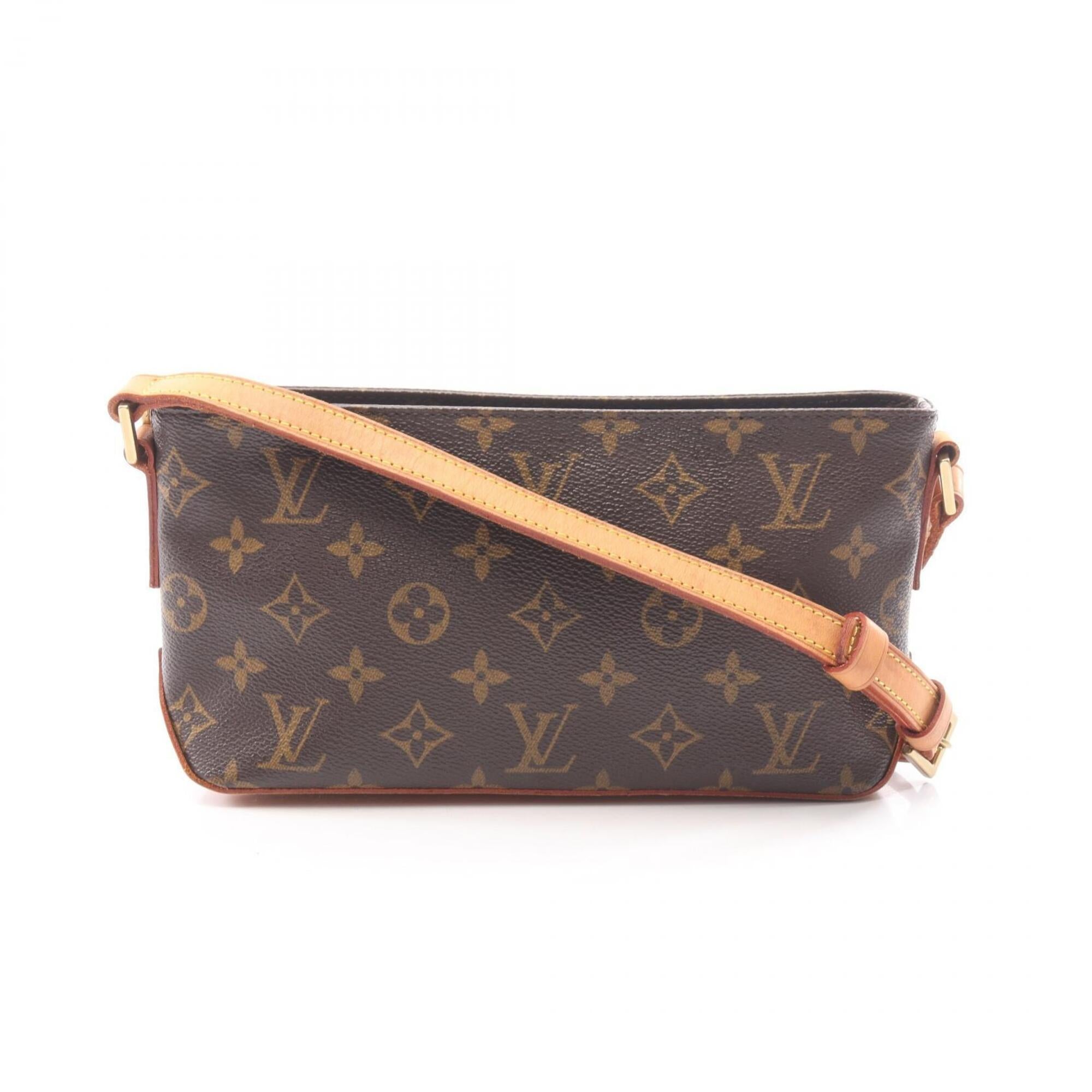 Louis Vuitton Brown Pvc Leather Handbag Shoulder Bag (Pre-Owned)