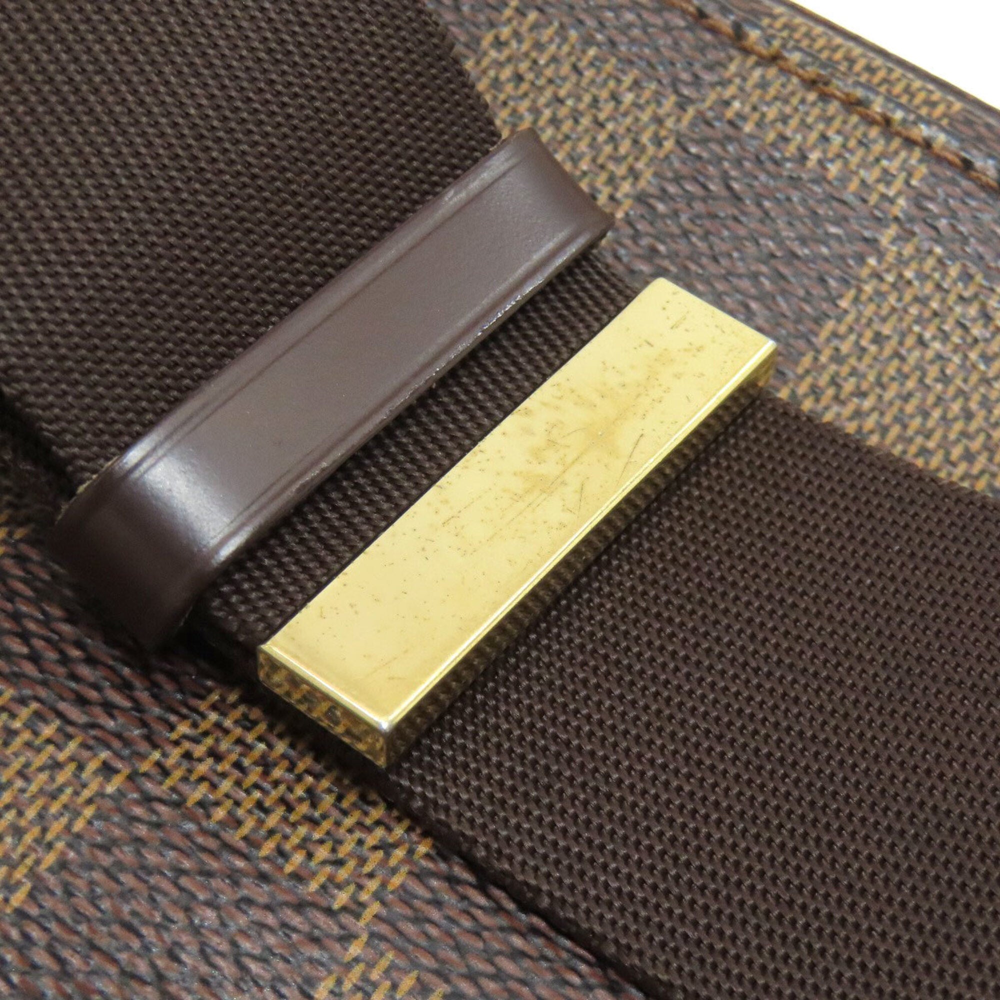 Louis Vuitton Damier Canvas Ebene Damier Canvas Sling Bag (Pre-Owned)