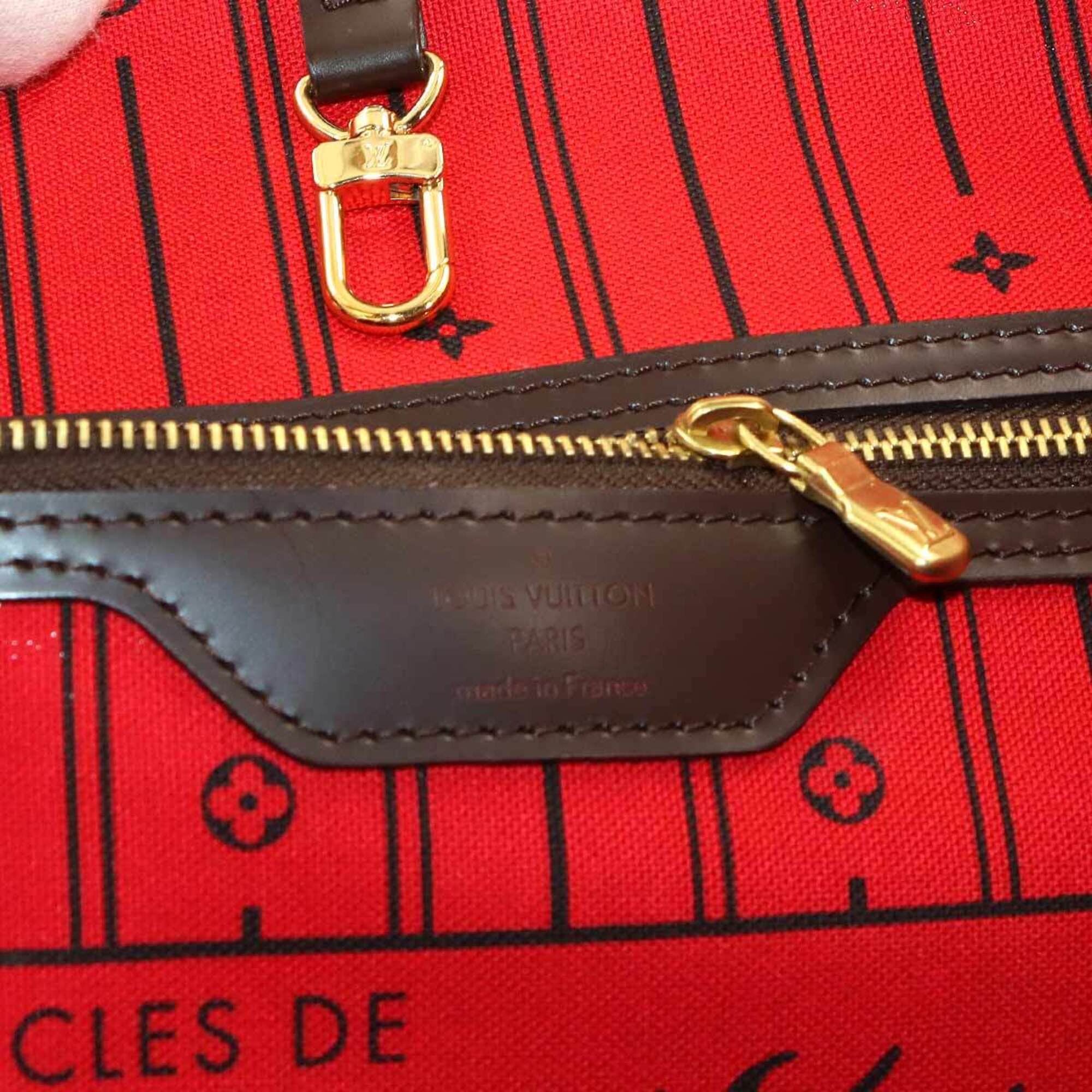 Louis Vuitton Cerise Damier Canvas Ebene Damier Canvas Handbag Tote Bag (Pre-Owned)
