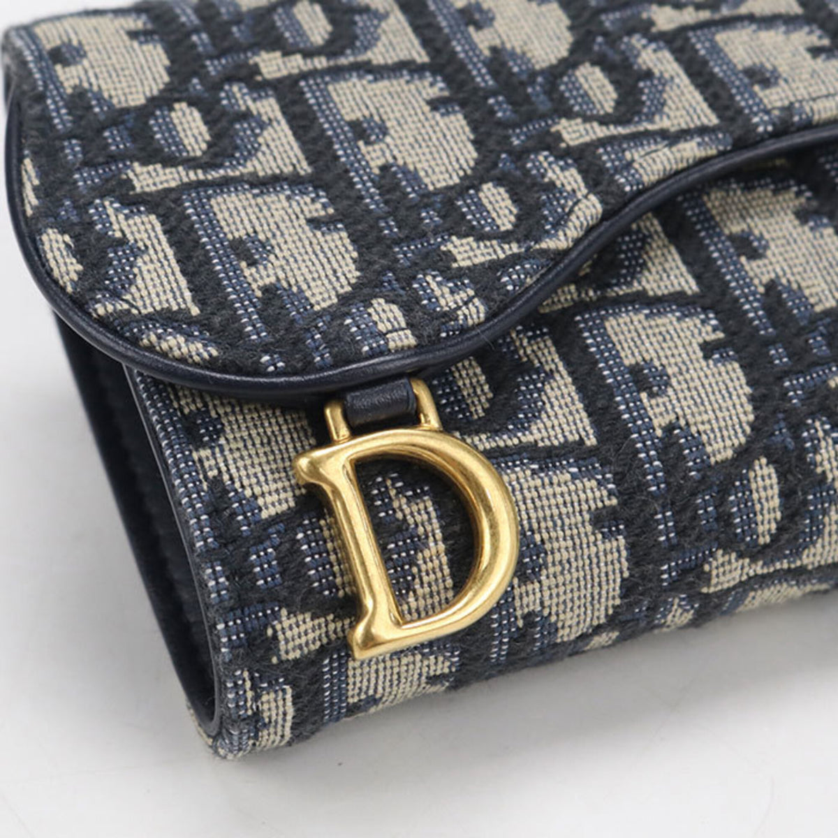 Christian Dior Navy Wallet (Tri-Fold) (Pre-Owned)